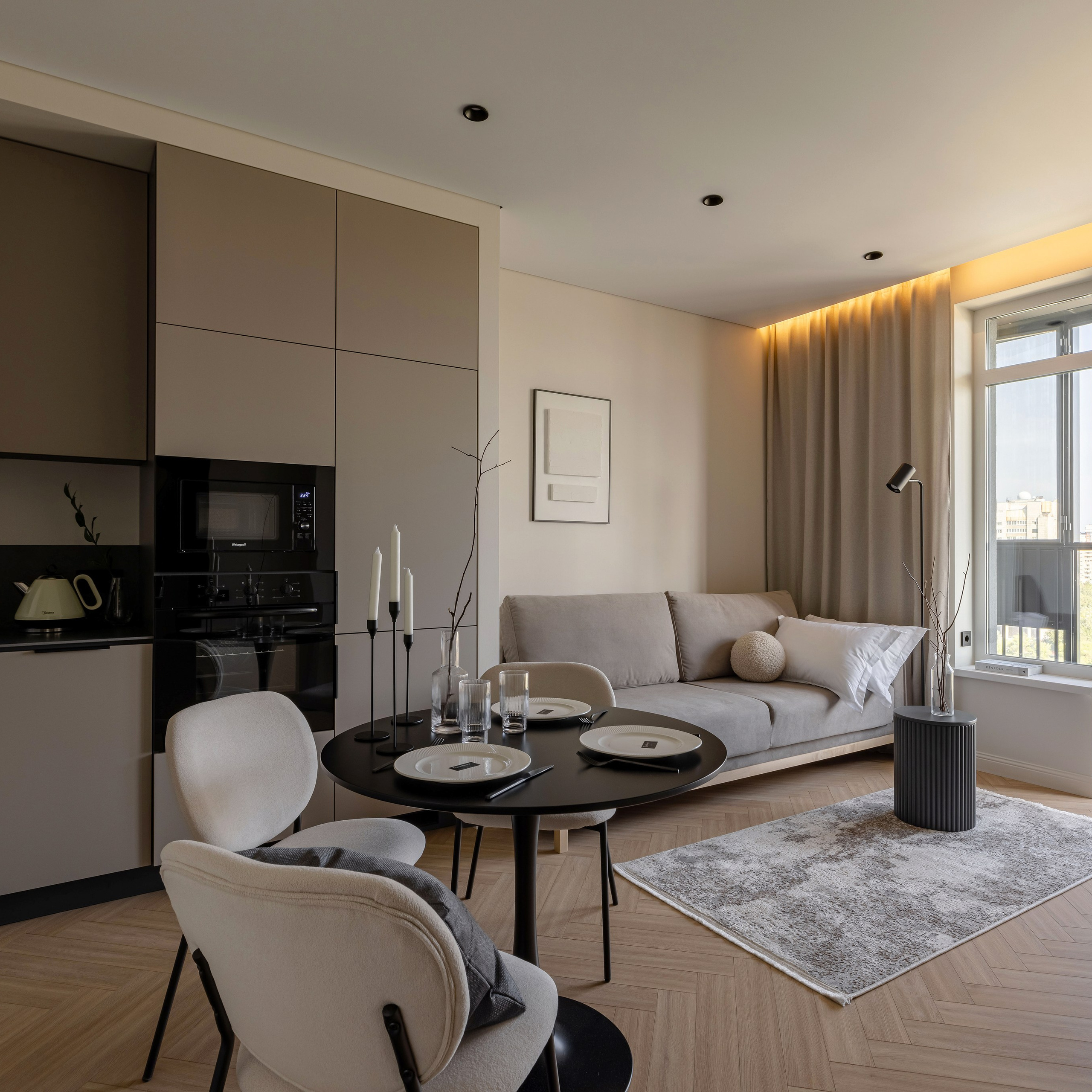 Фотосъёмка реализованного дизайн-проекта для продажи. Интерьерный фотограф в Санкт-Петербурге, Ленинградской области и в Москве Николай Щербаков