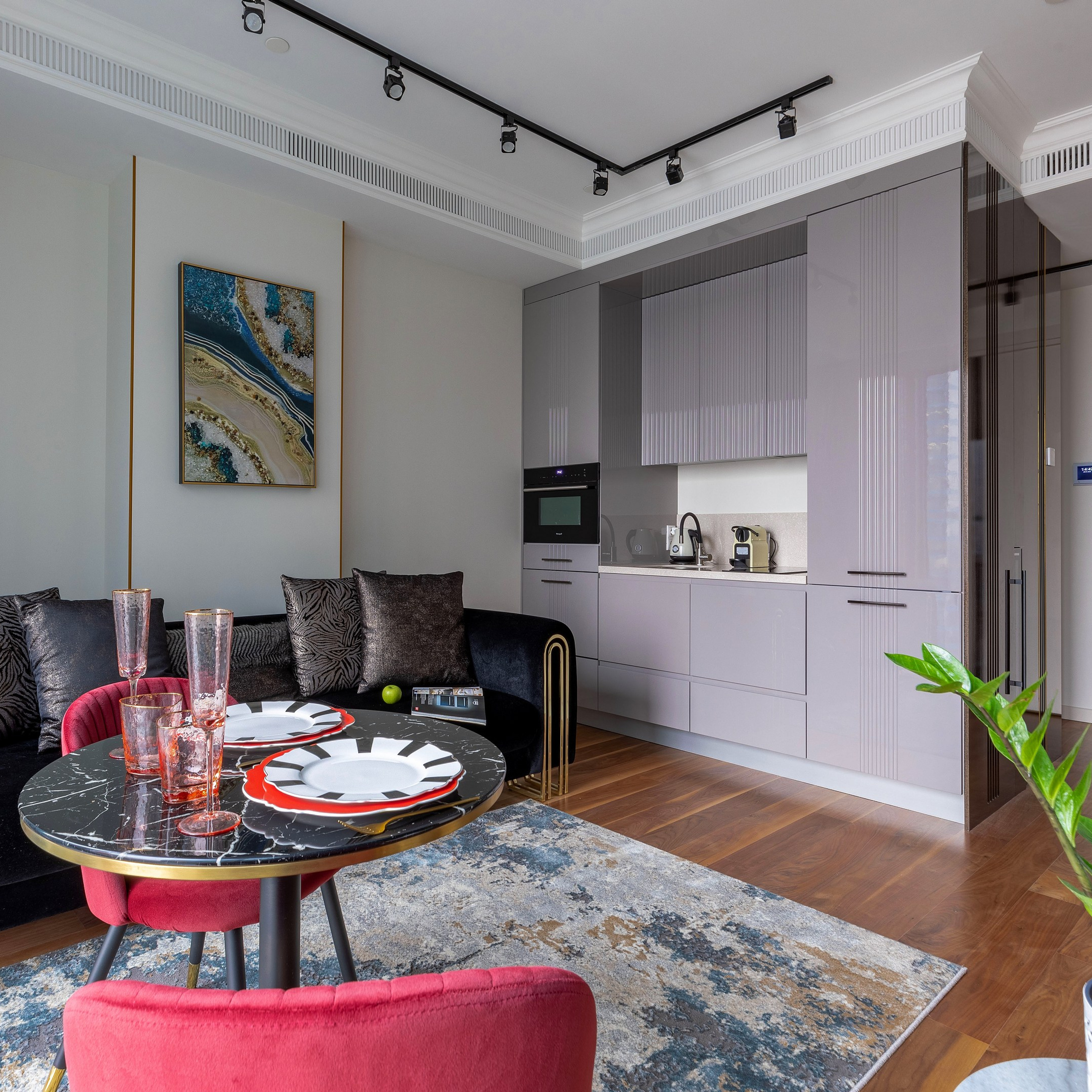 Апартаменты в Москва-Сити № 2. Интерьерный фотограф в Санкт-Петербурге, Ленинградской области и в Москве Николай Щербаков