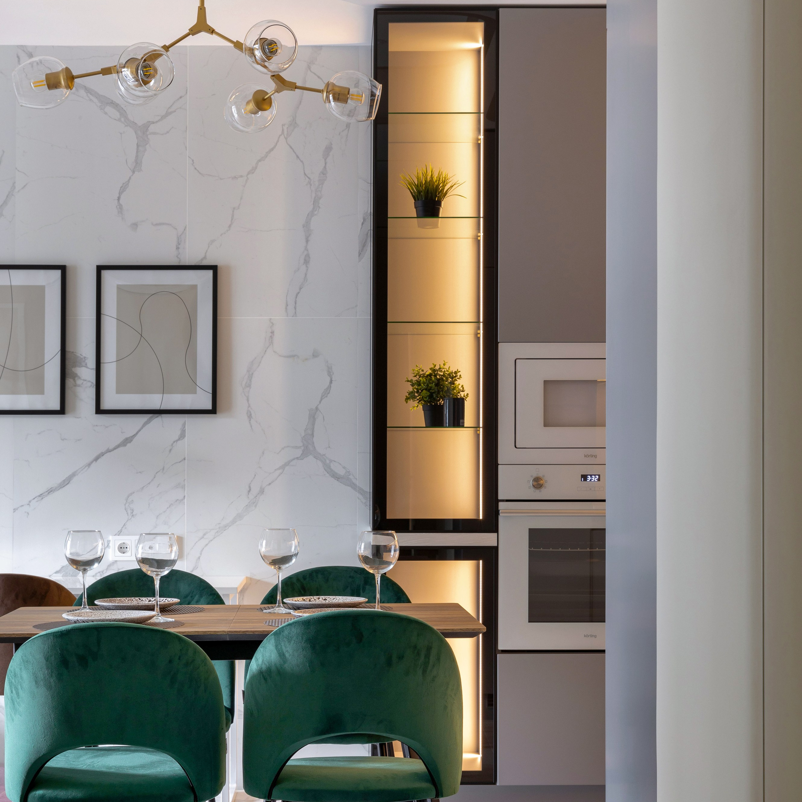 Фотосъёмка дизайн-проекта в ЖК Магнифика. Интерьерный фотограф в Санкт-Петербурге, Ленинградской области и в Москве Николай Щербаков