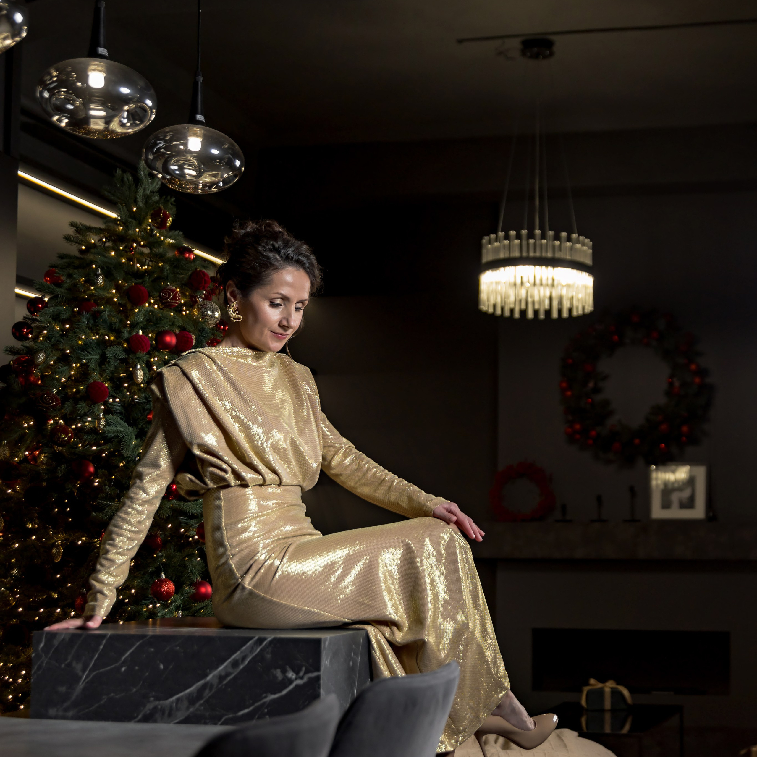 Новогодний портрет в студии