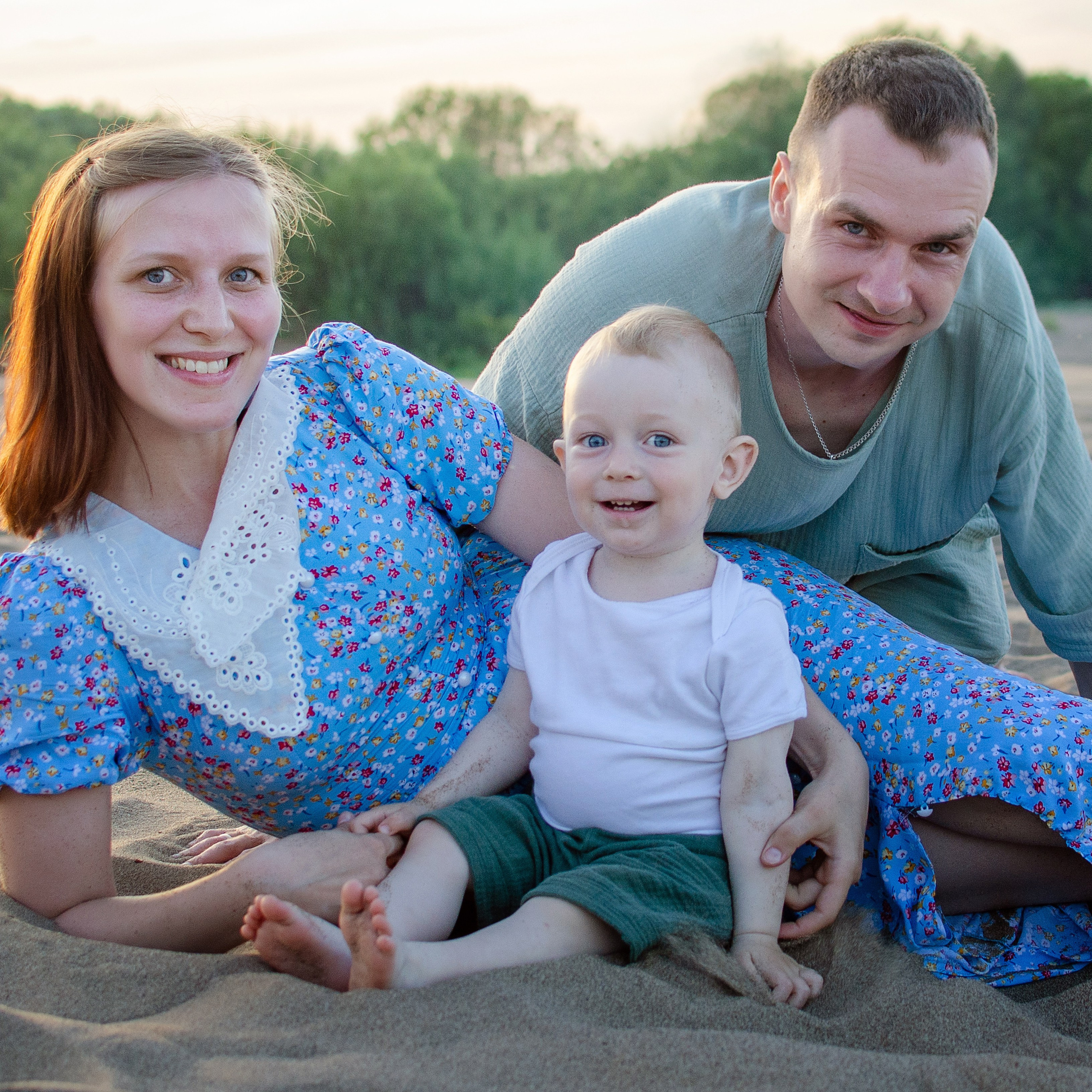 Семейная фотосессия. Пляжная