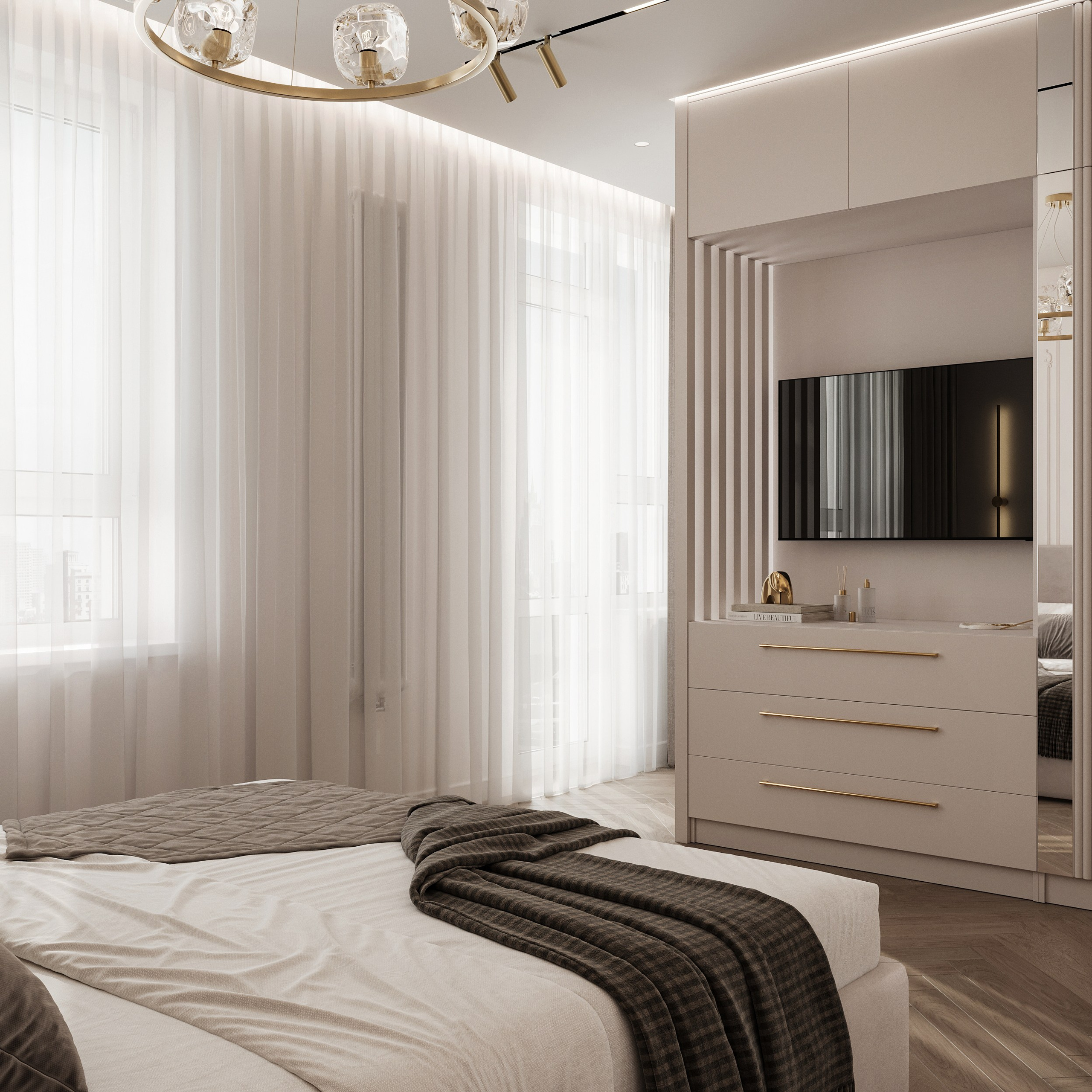 Спальня. LAW.DES / ДИЗАЙНЕР ИНТЕРЬЕРОВ