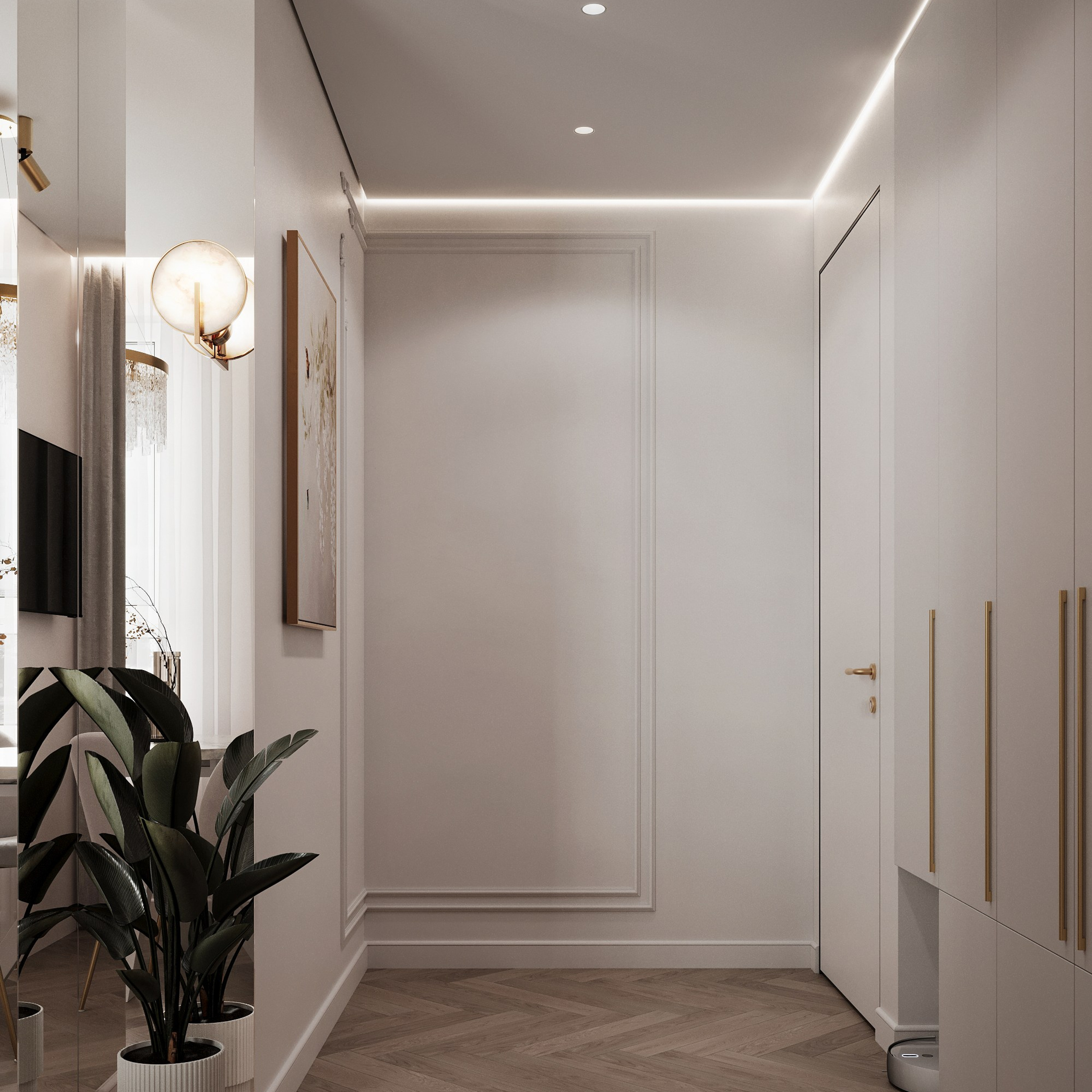 Крутые подвесные светильники над кухонных островом