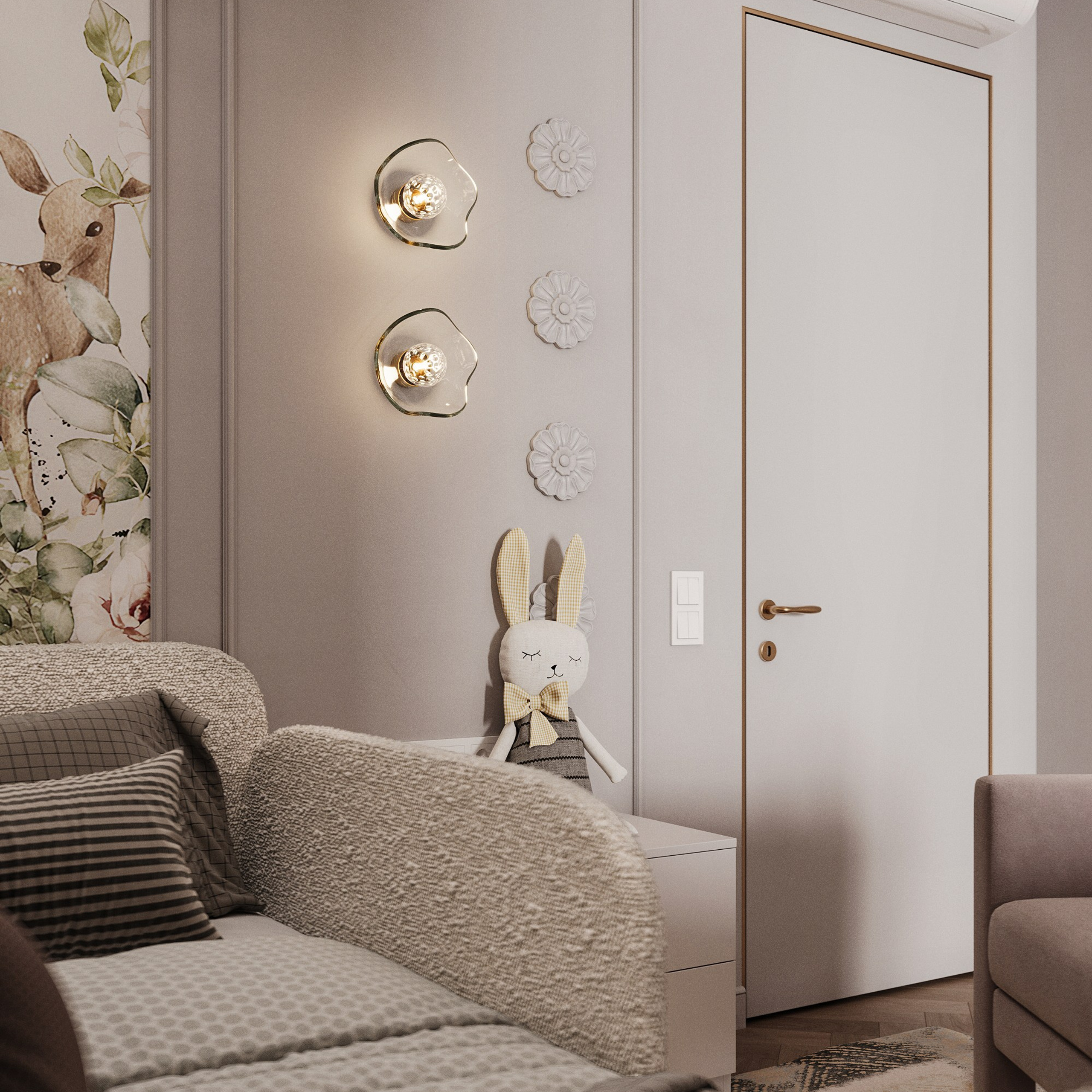 Вечернее освещение для детской комнаты