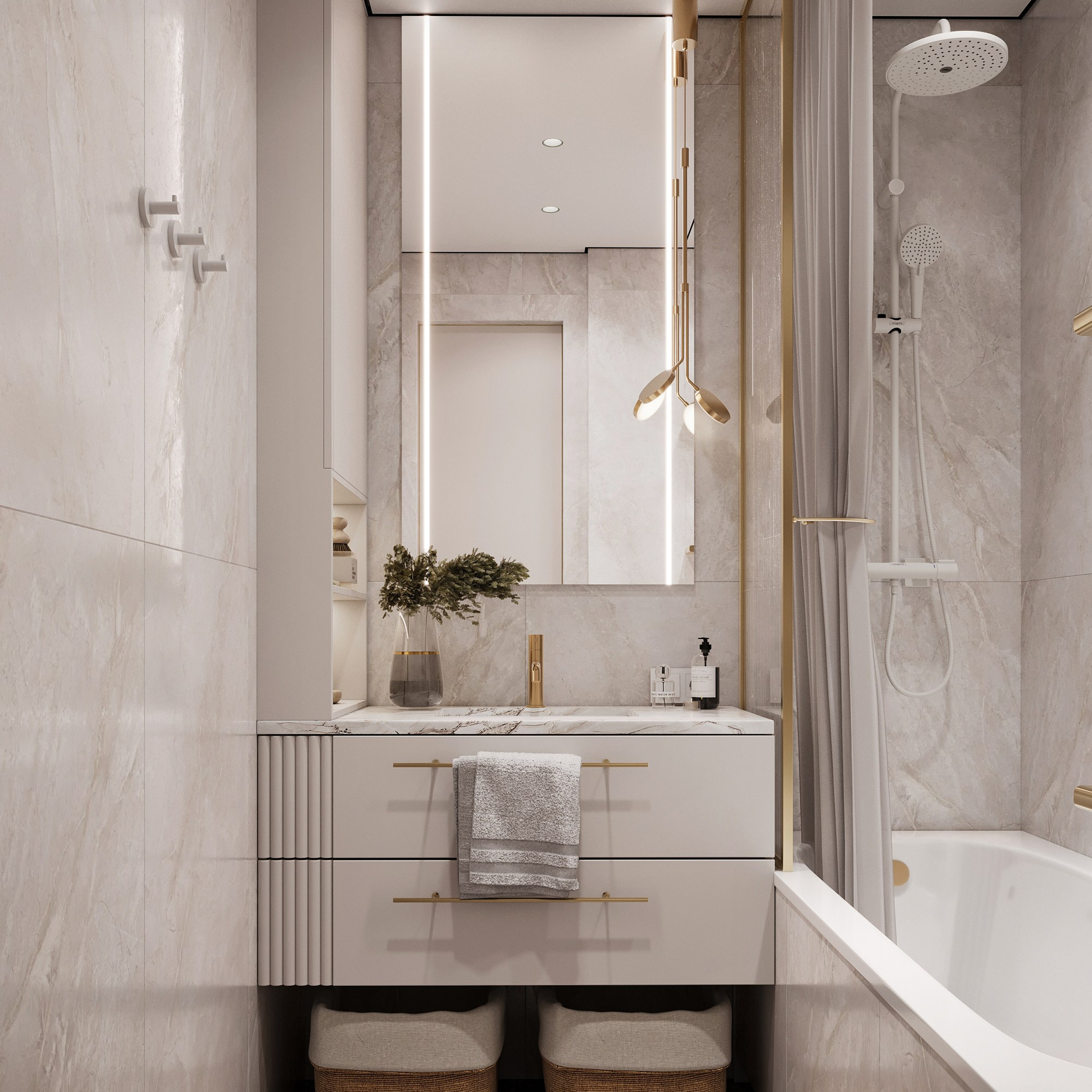 Ванная комната и санузел. LAW.DES / ДИЗАЙНЕР ИНТЕРЬЕРОВ