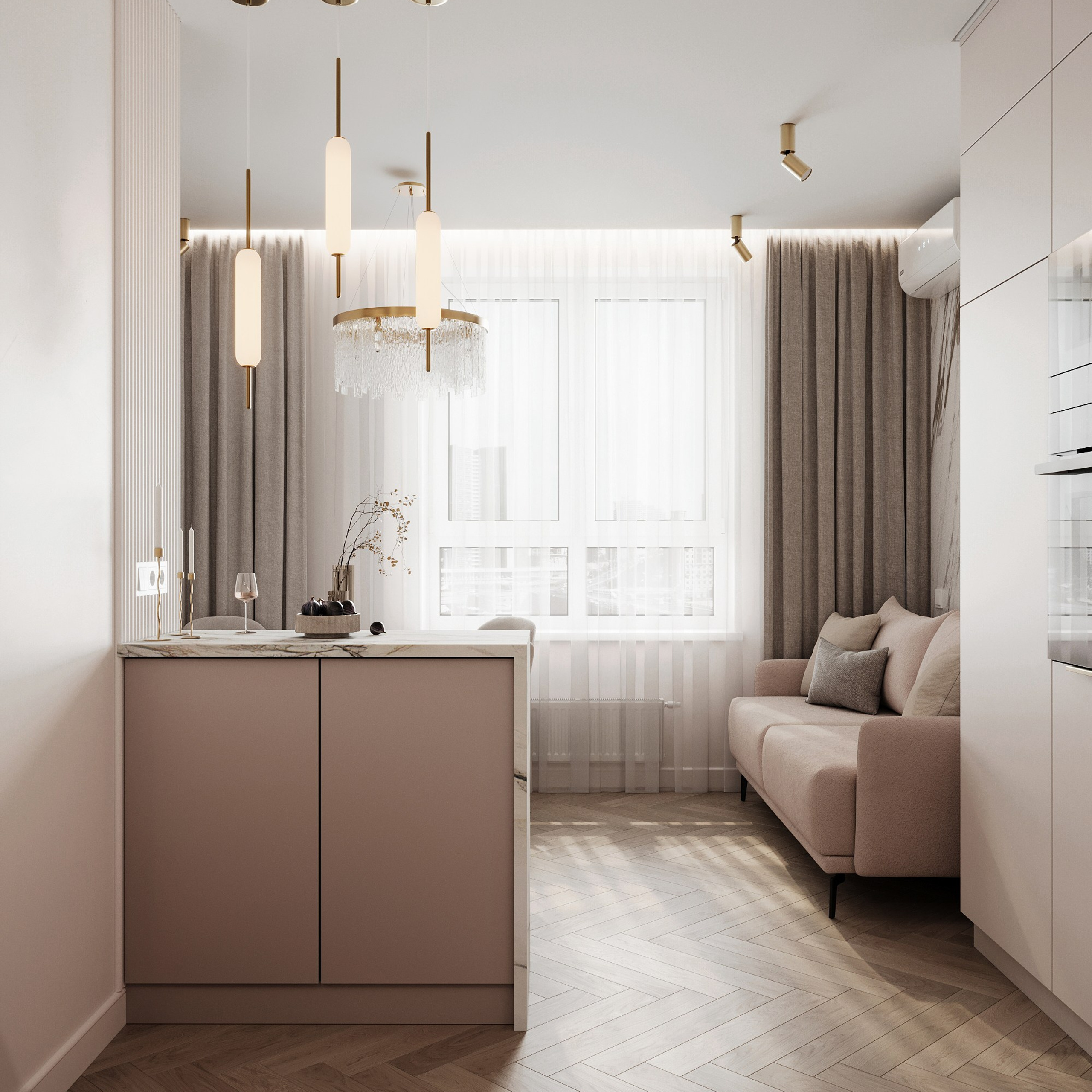 Мини-остров на кухне