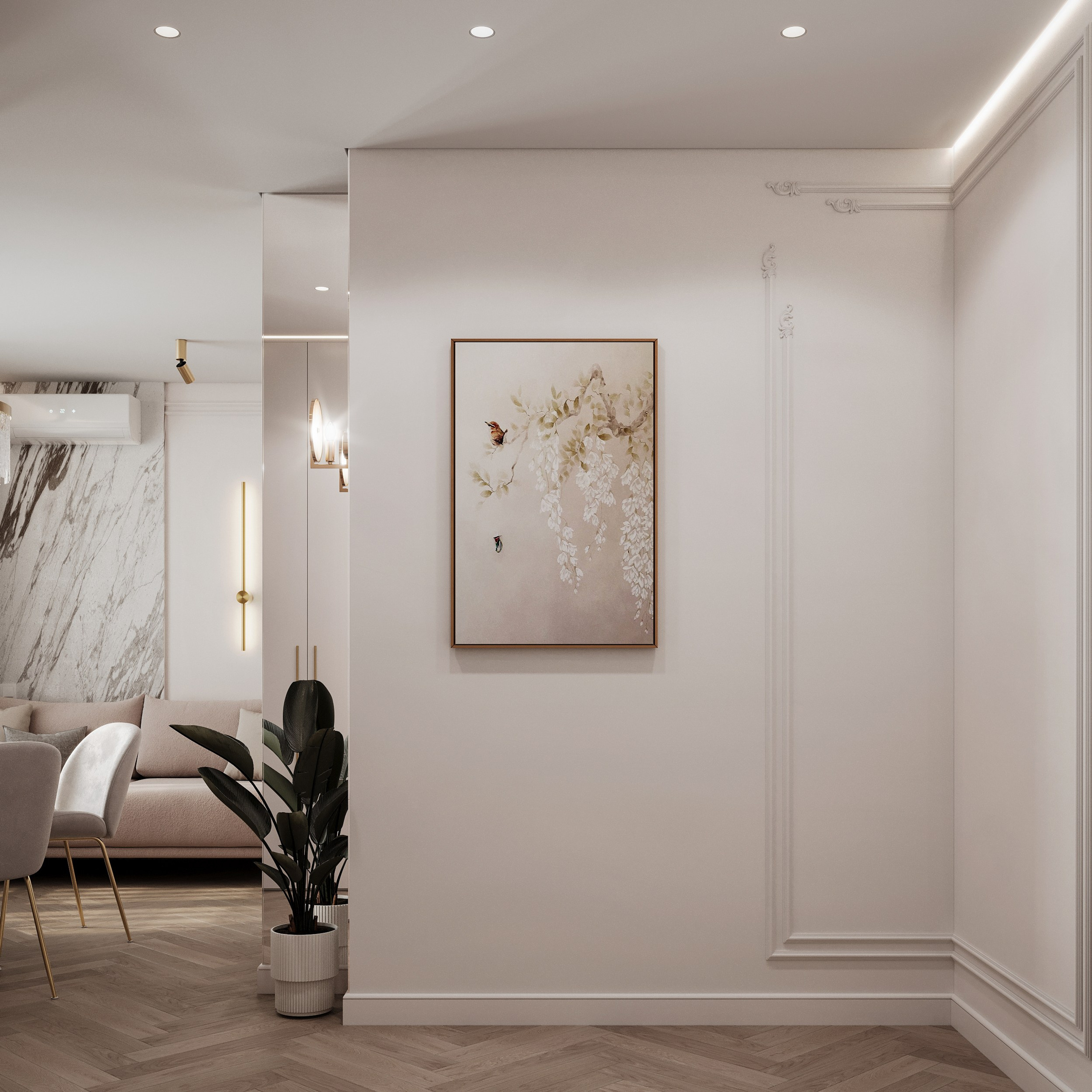 Оформление коридора