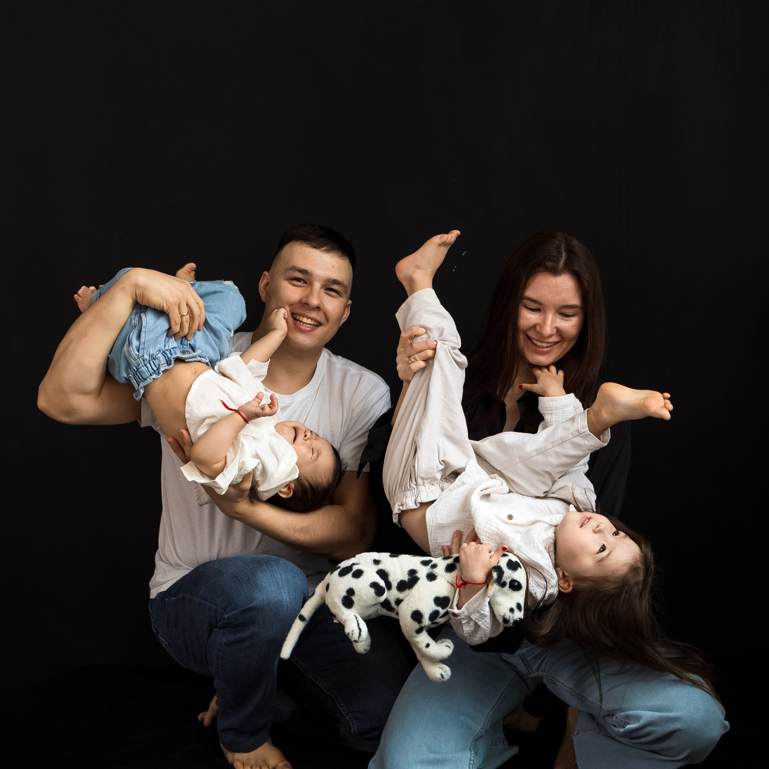 Луиза с семьёй