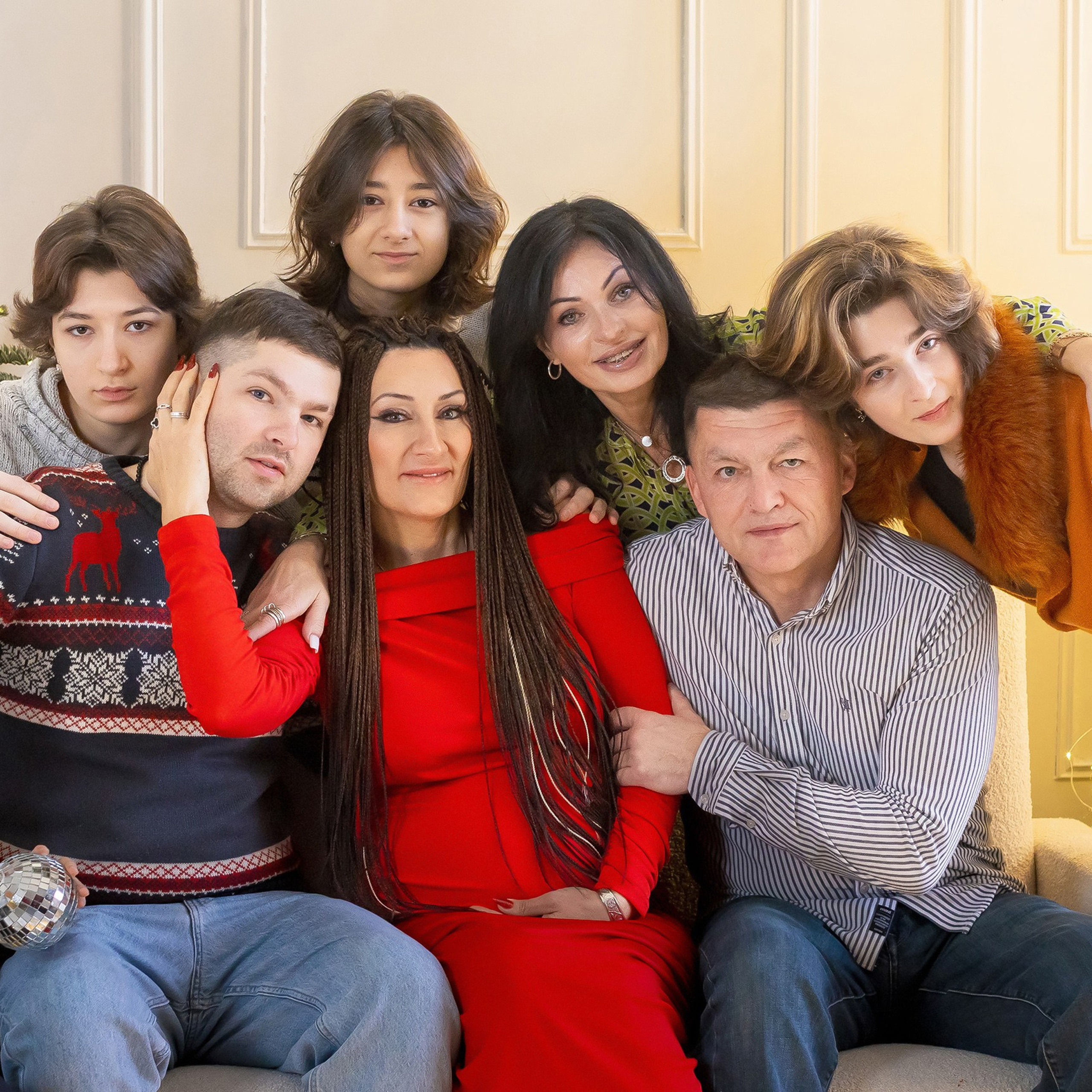 Лаура с&nbsp;семьёй