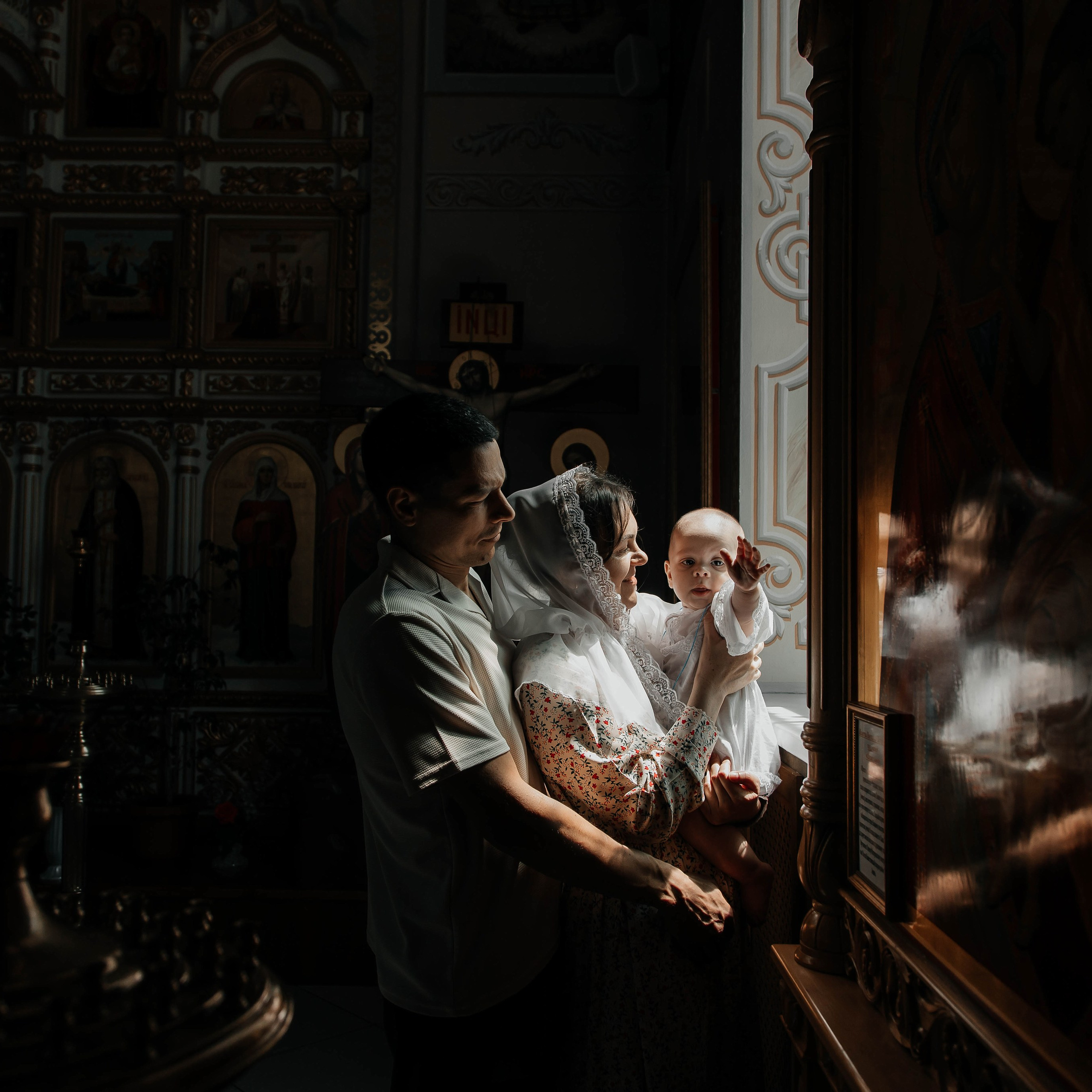Таинство крещения Димочки
