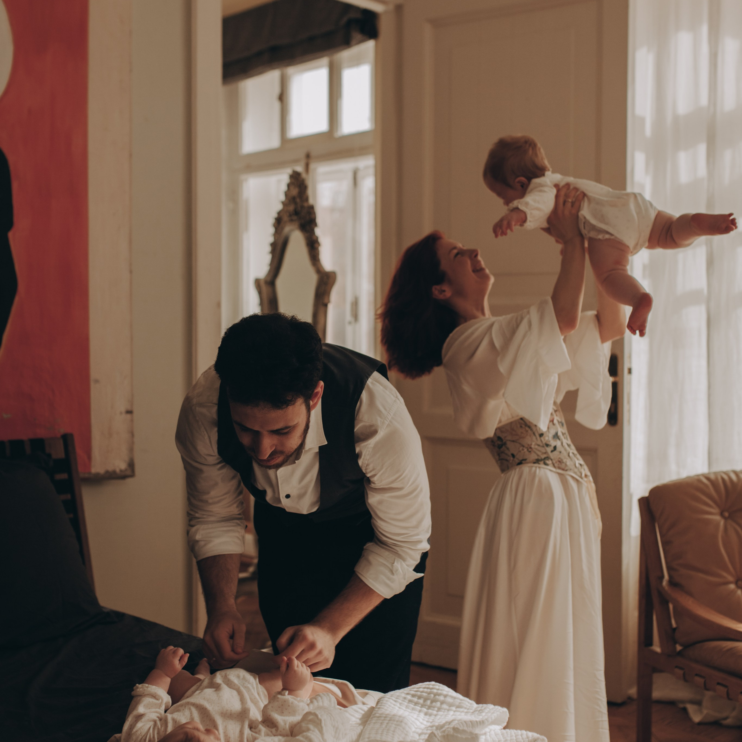 Маша, Саша и малышки