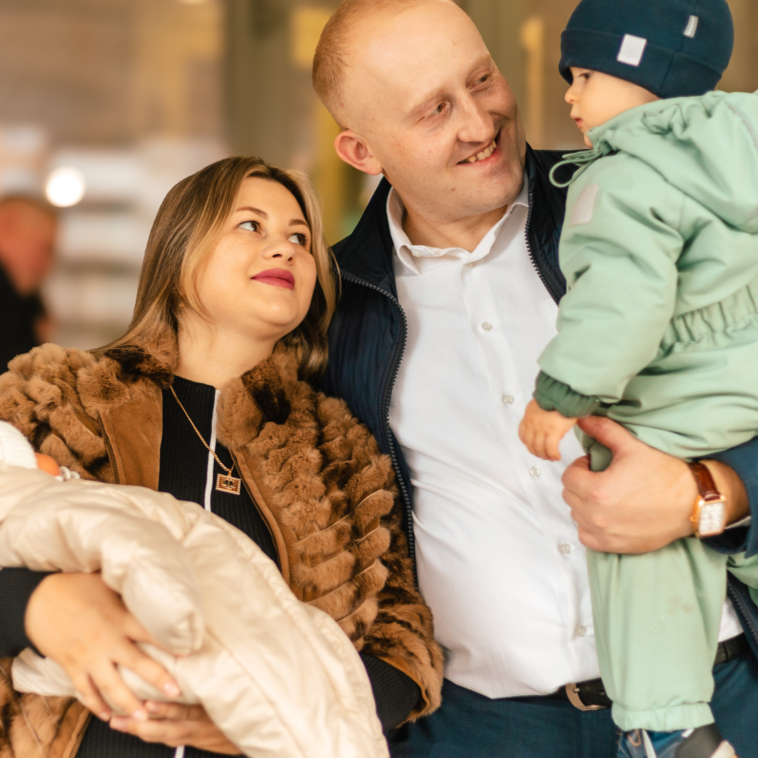 Выписка Анастасии из родильного дома