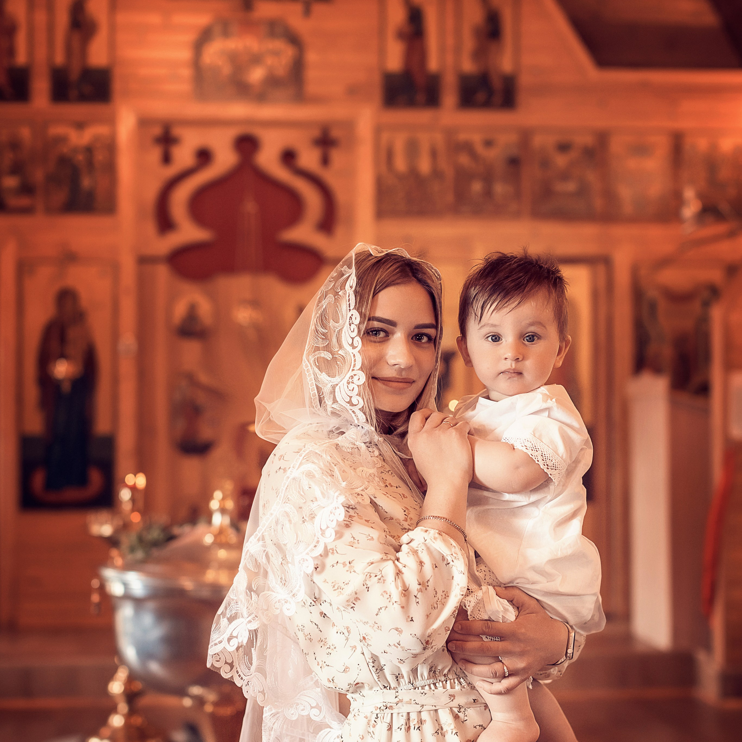 Таинство Крещения Матвея в Храме Рождества Пресвятой Богородицы