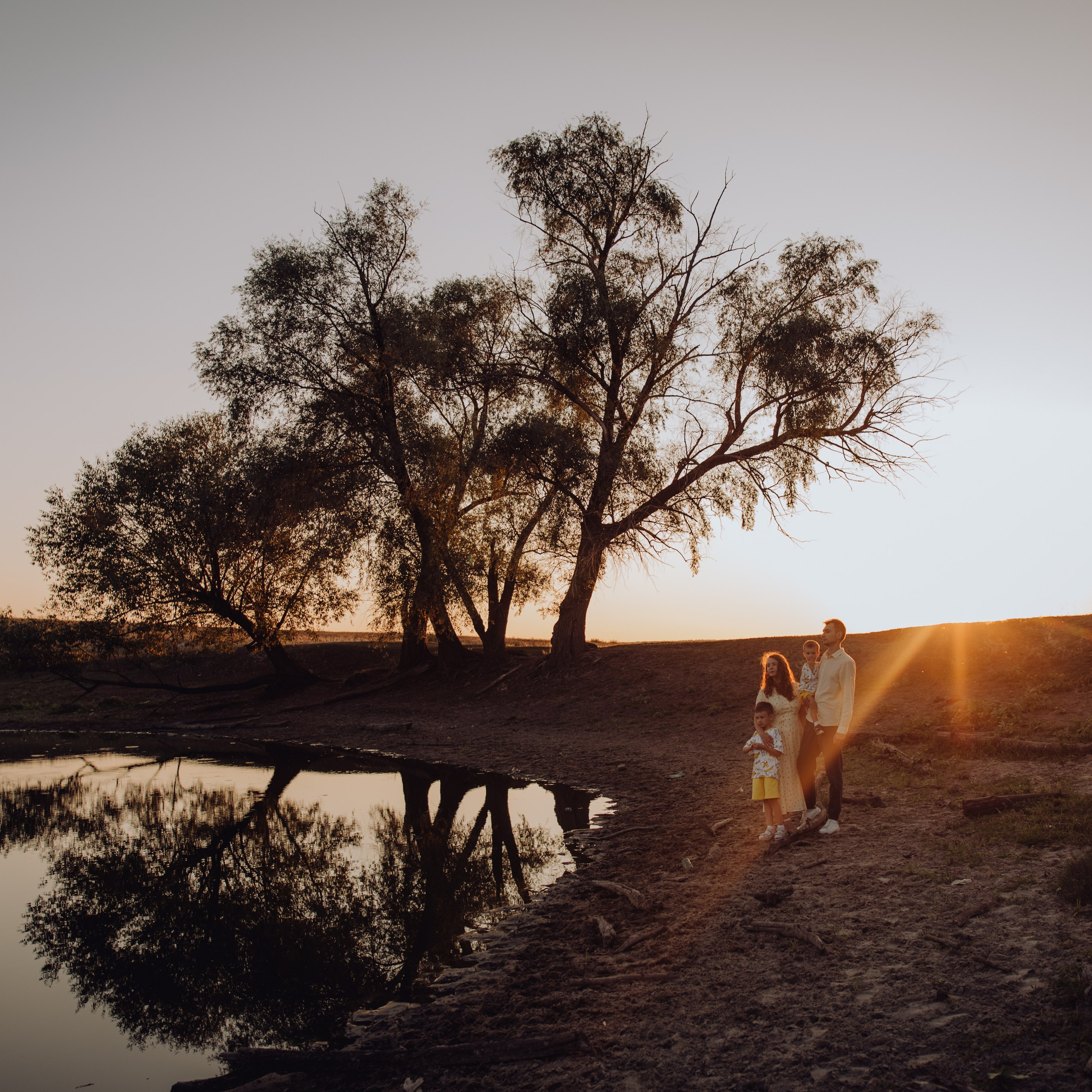 Поповка. Закат