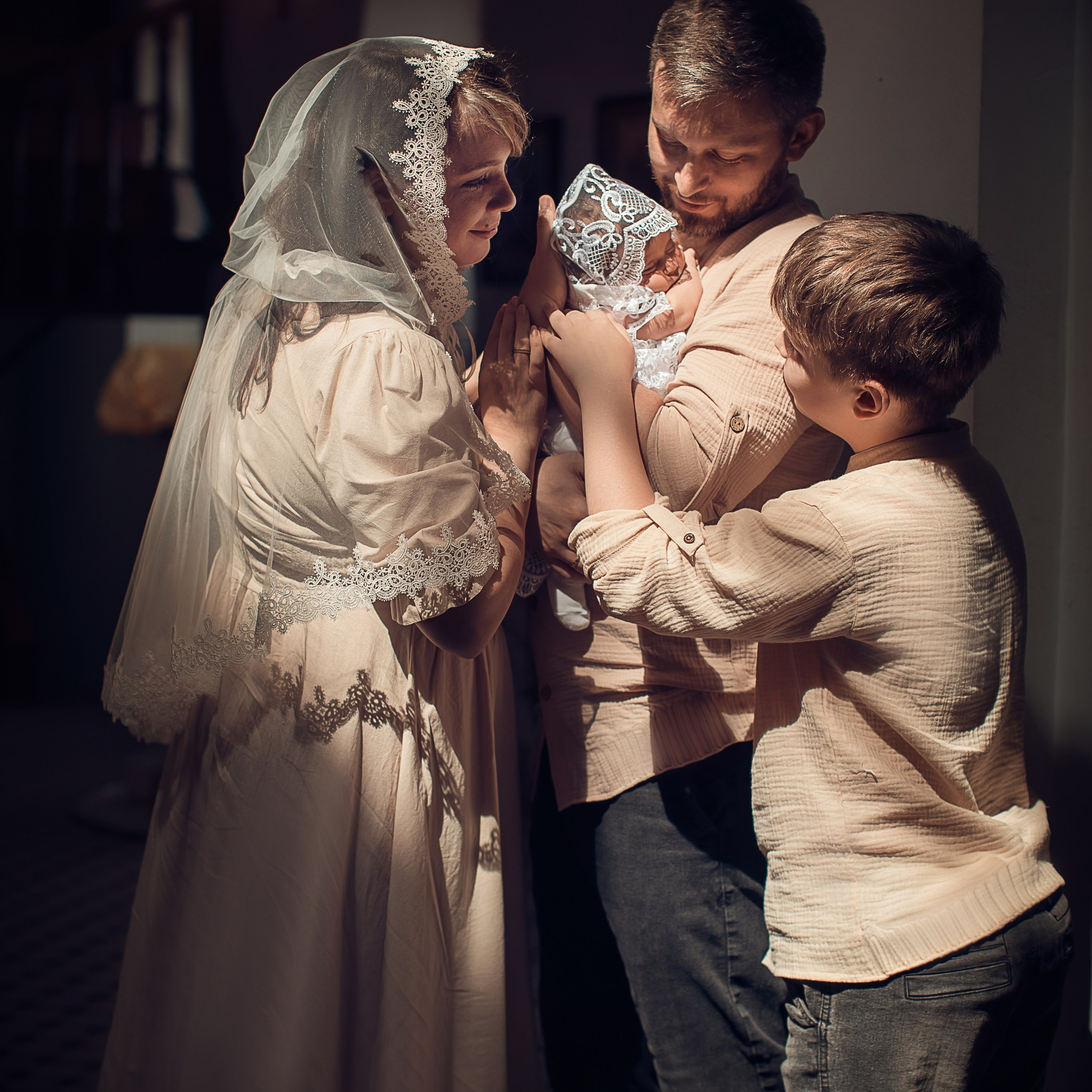 Крещение Устинии. Храм Преподобного Сергия Радонежского.