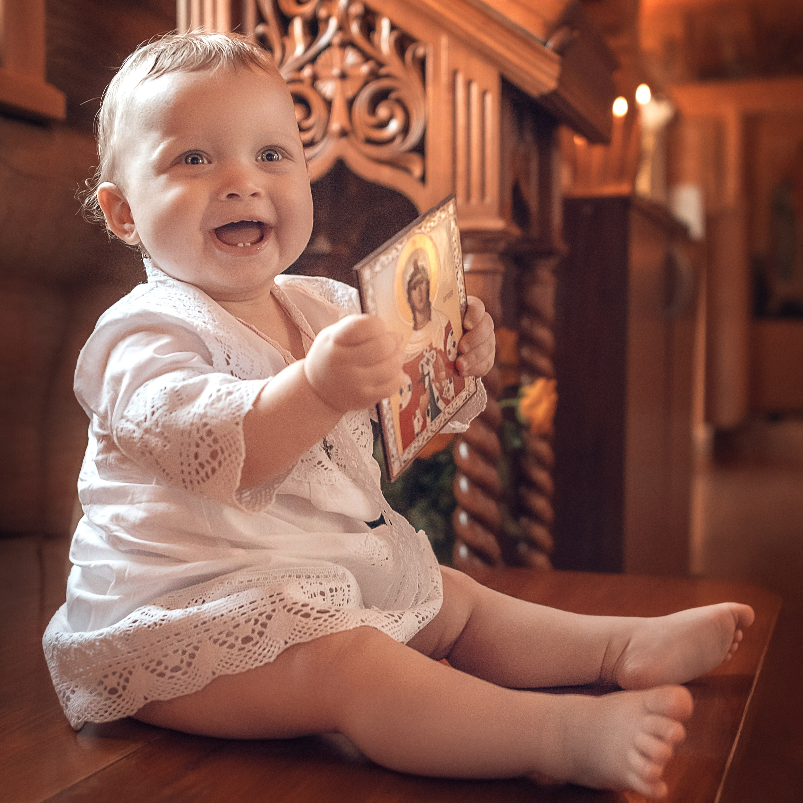 Таинство Крещения Варвары в Храме Рождества Пресвятой Богородицы