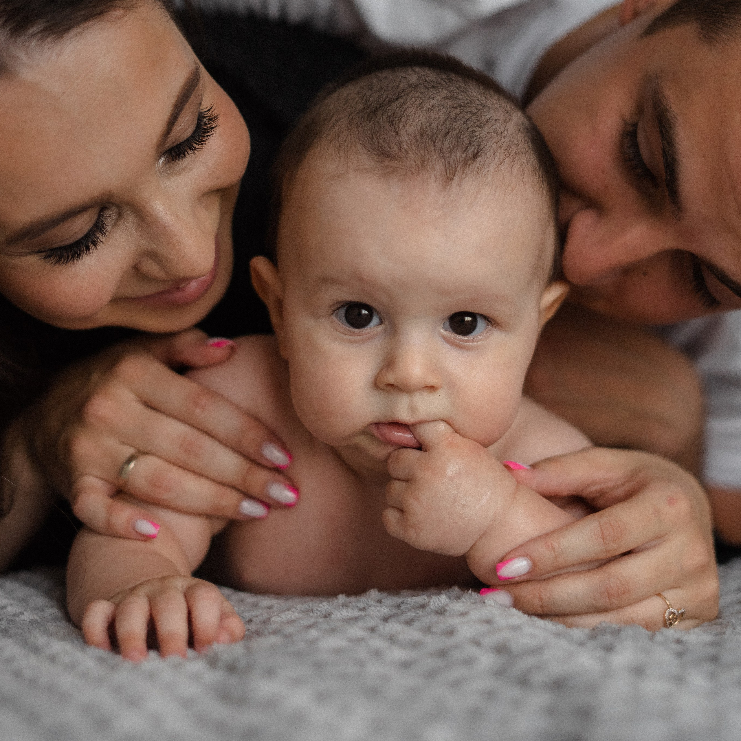 Анастасия, Андрей и Тим