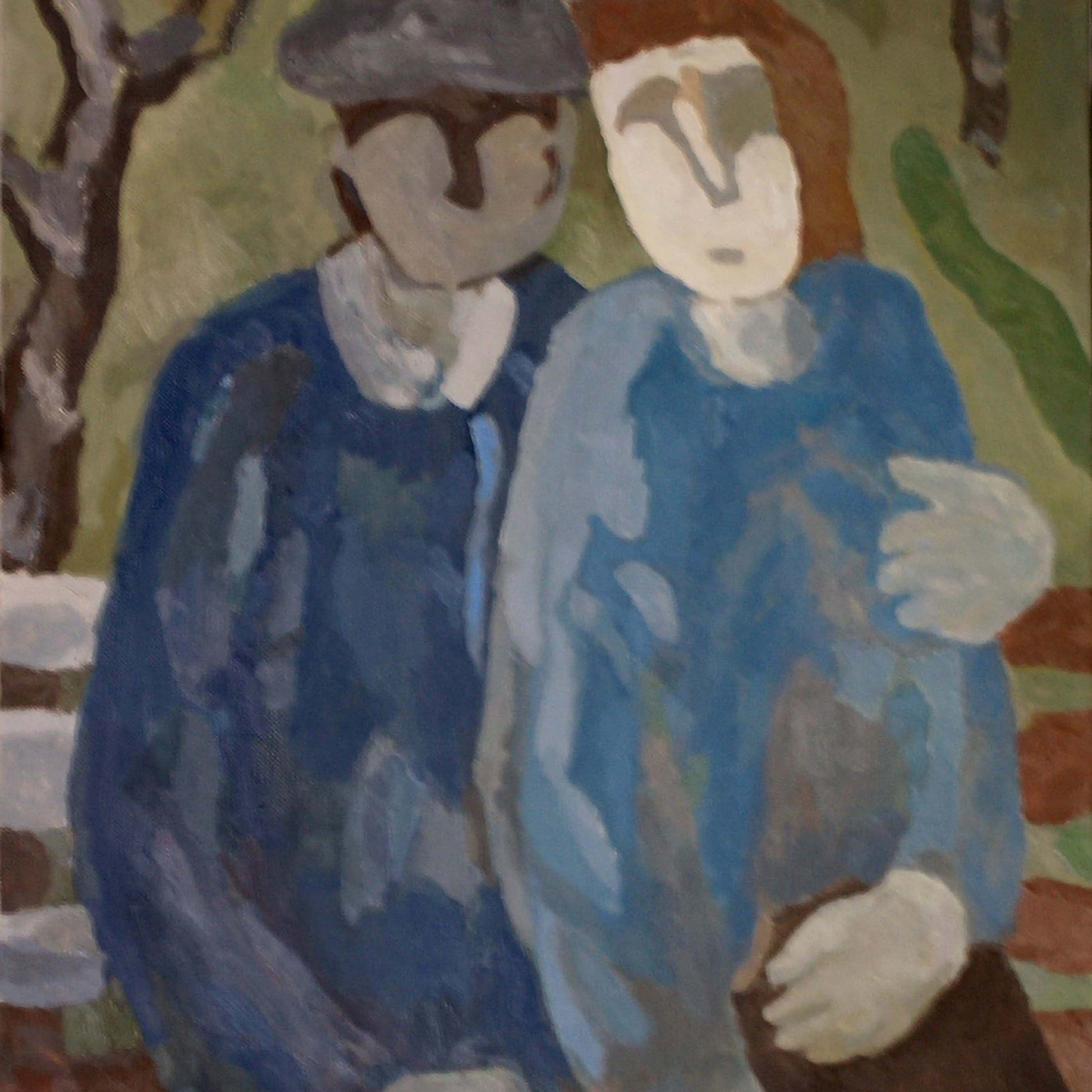 «На скамейке» 2003 год Собр. Е.Круз. Испания