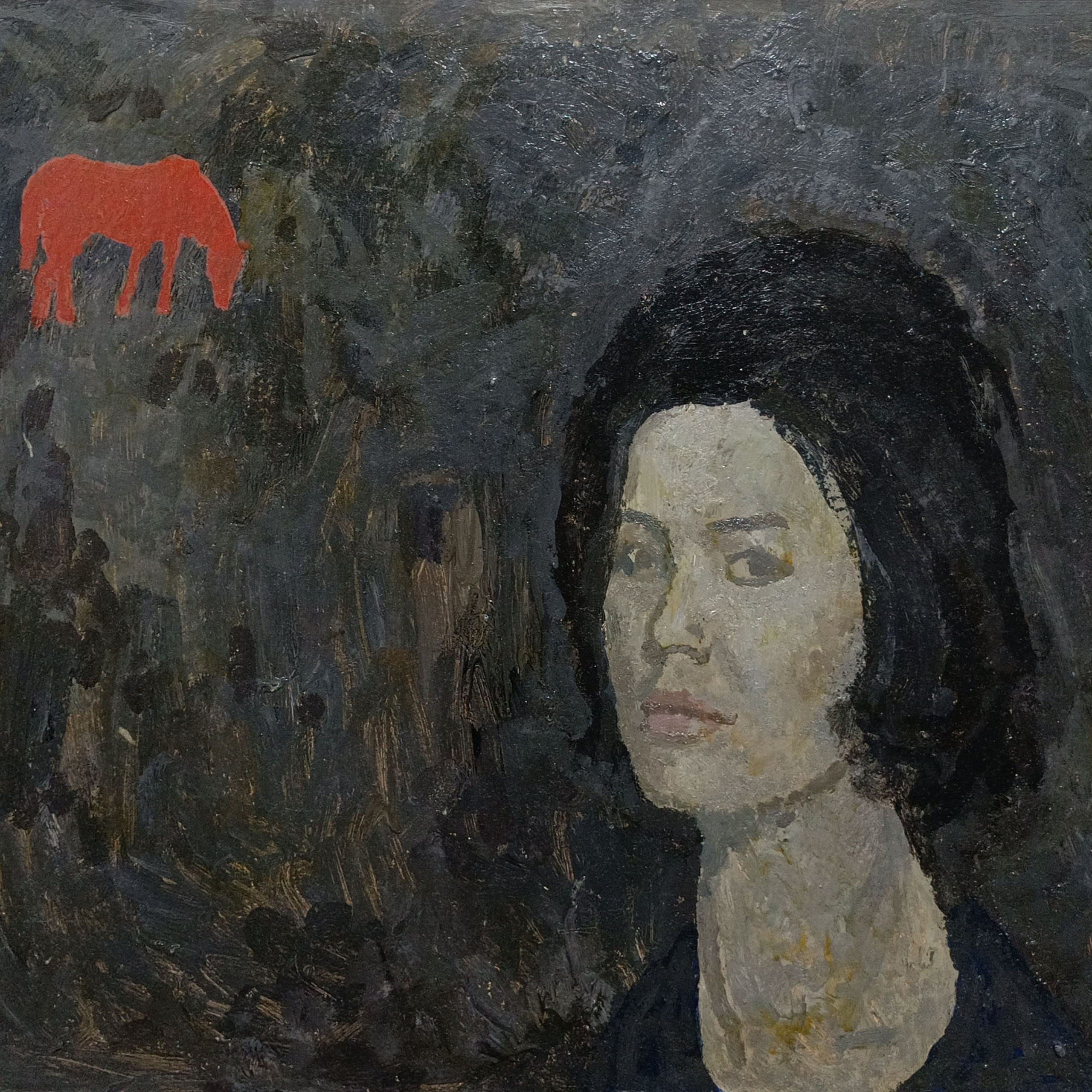 «Портрет с красной лошадью» 1982 год
