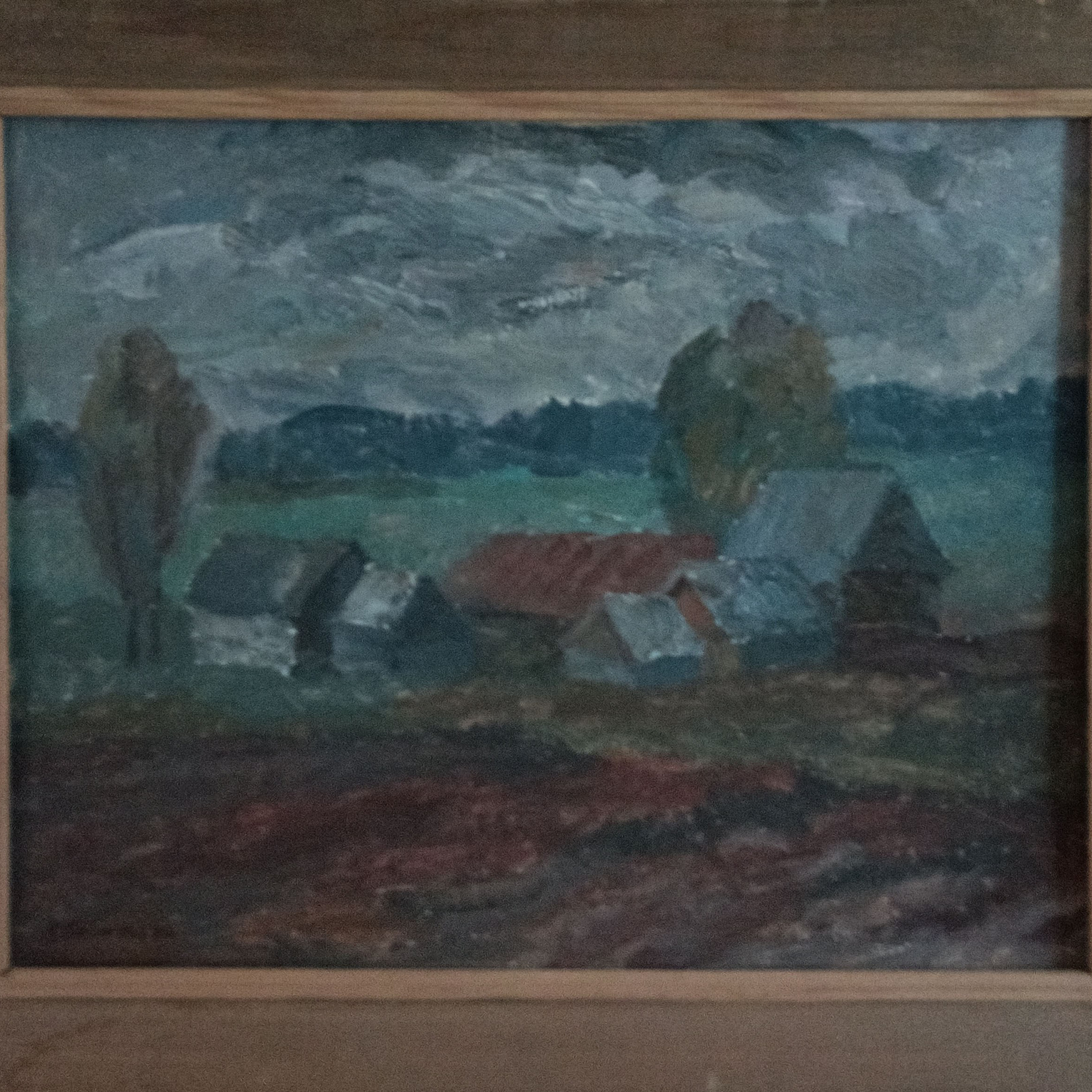 «Деревенский пейзаж» 1981 год