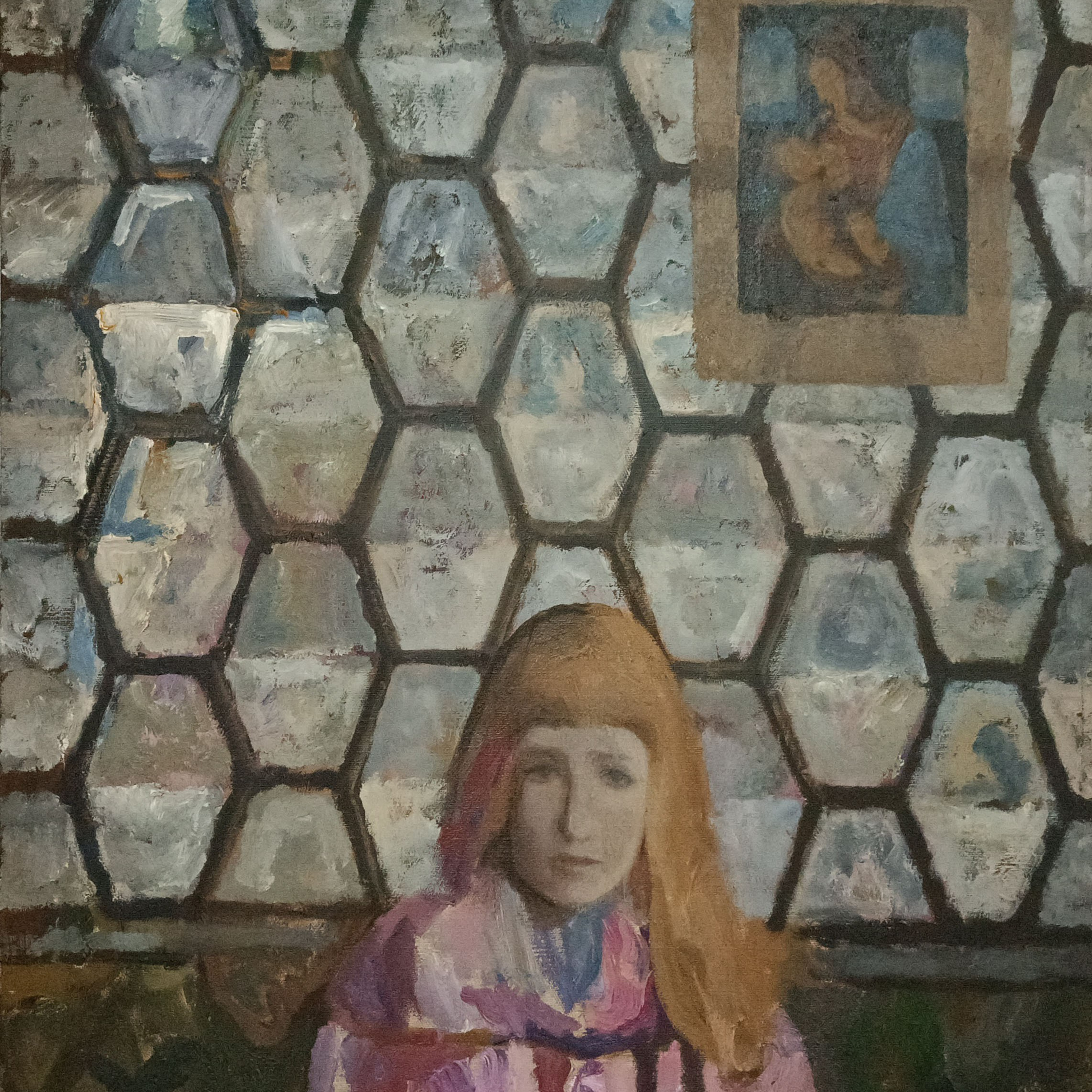 «Женский портрет (с Мадонной Литта)» 1987 год