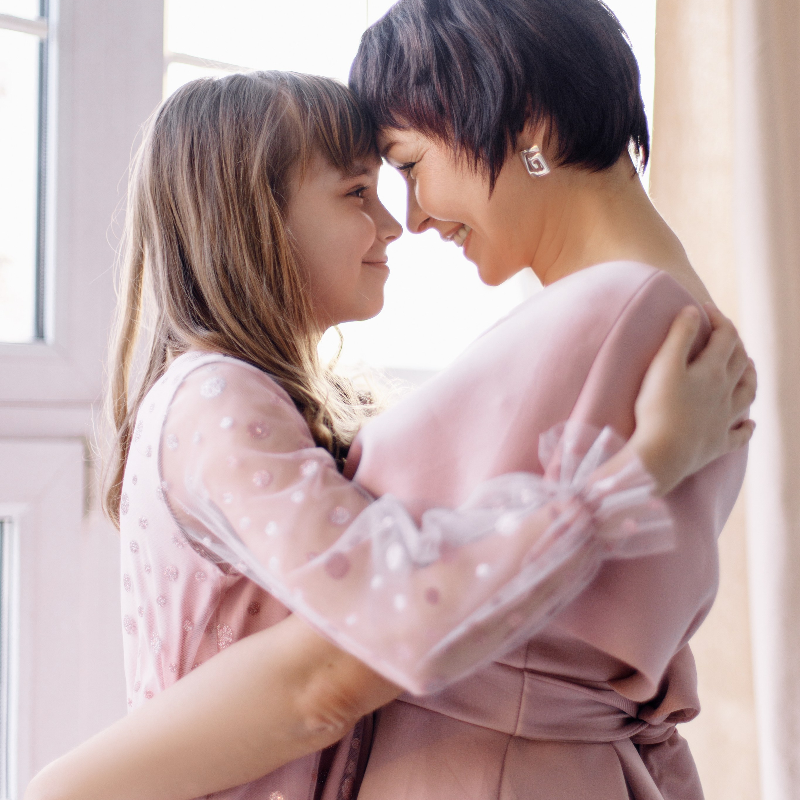 Мама с дочкой