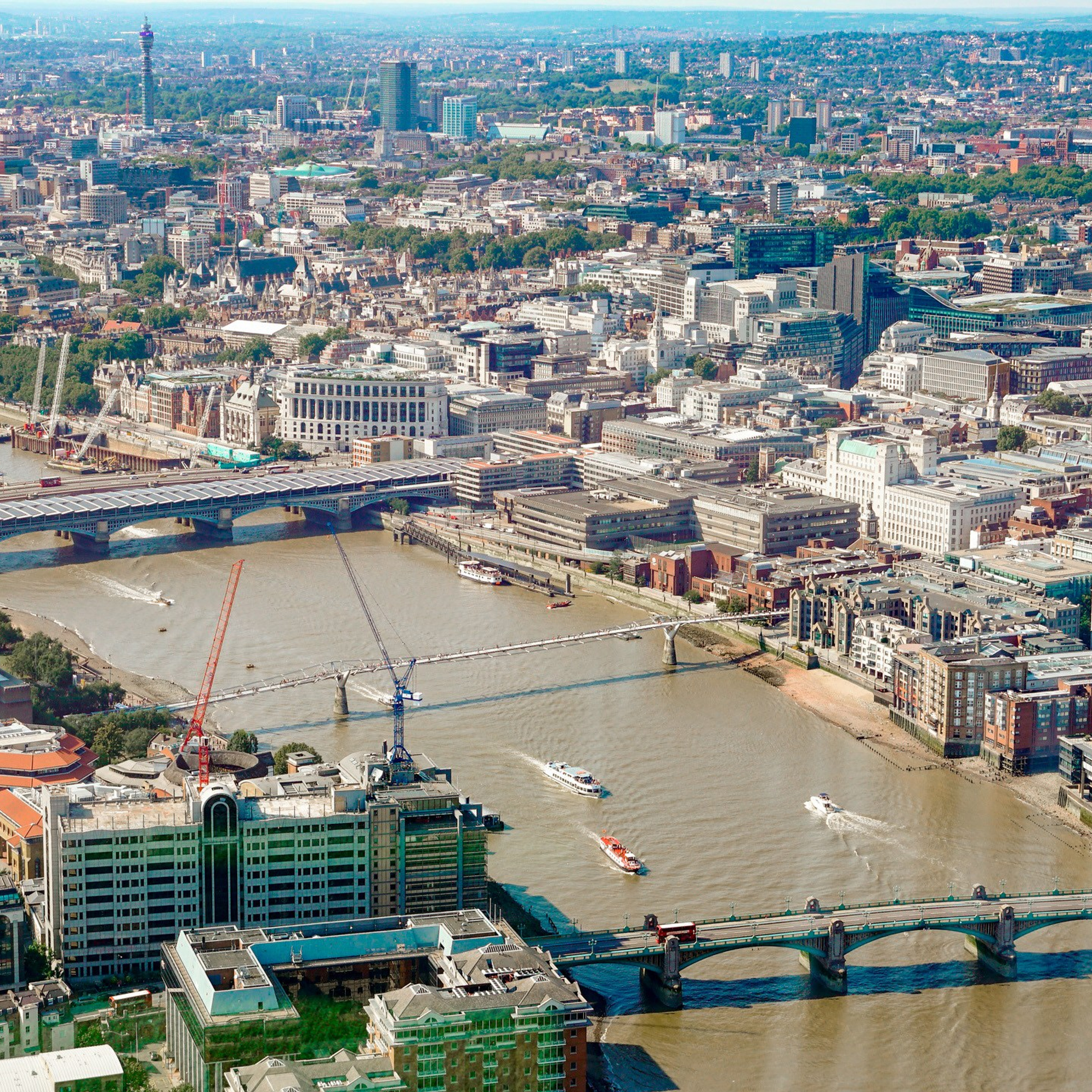 Лондон вид сверху