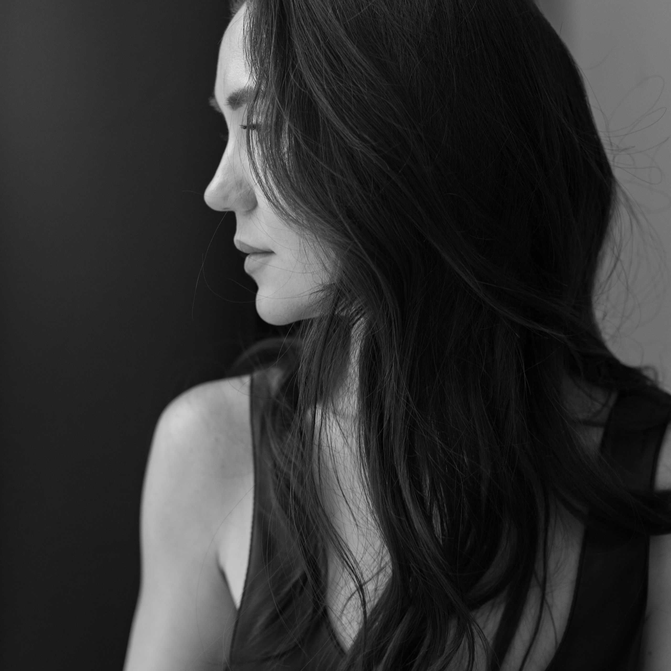 Кристина — съёмка ЧБ в стиле Питера Линдберга