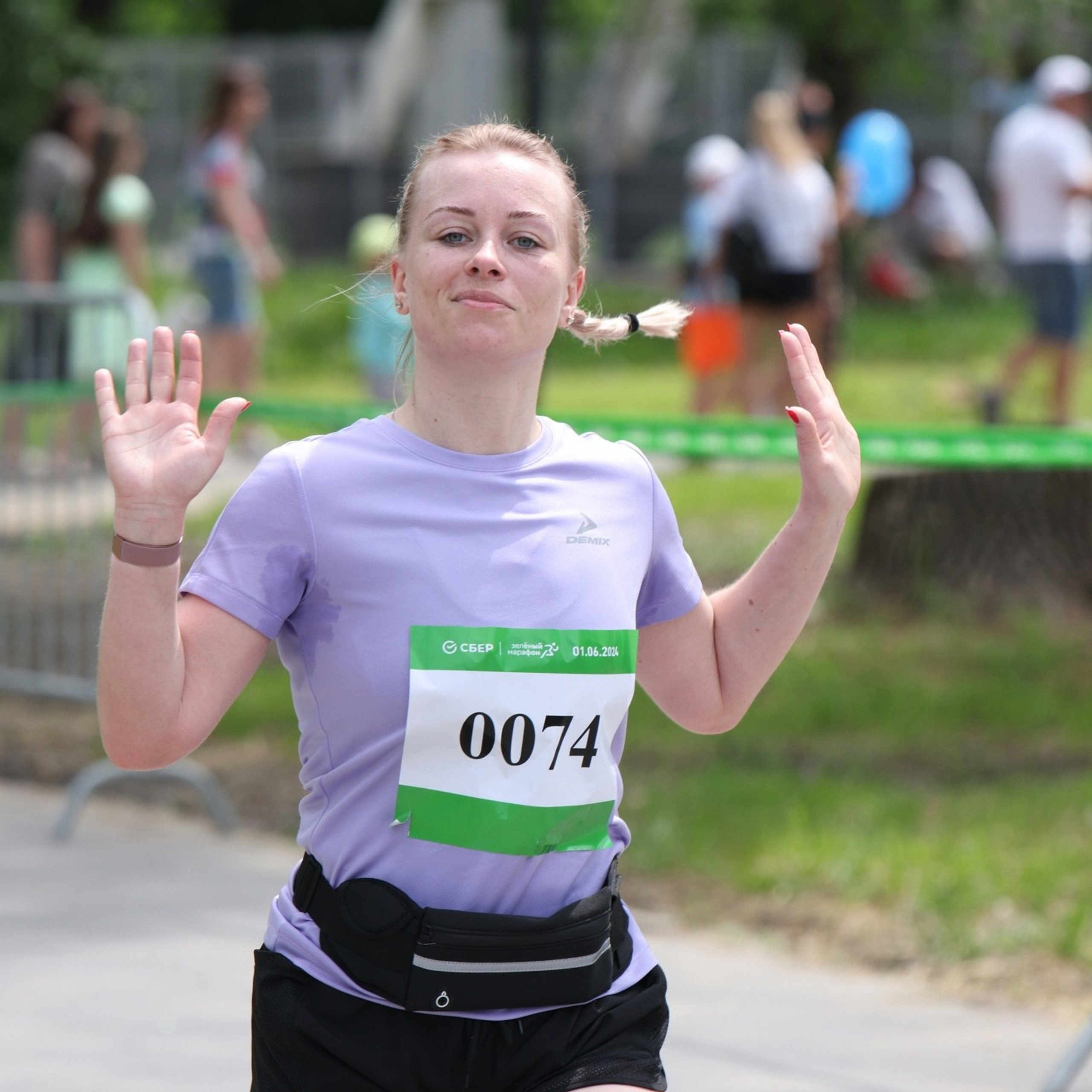 2024г — «Зеленый марафон Сбербанка» (Липецк)