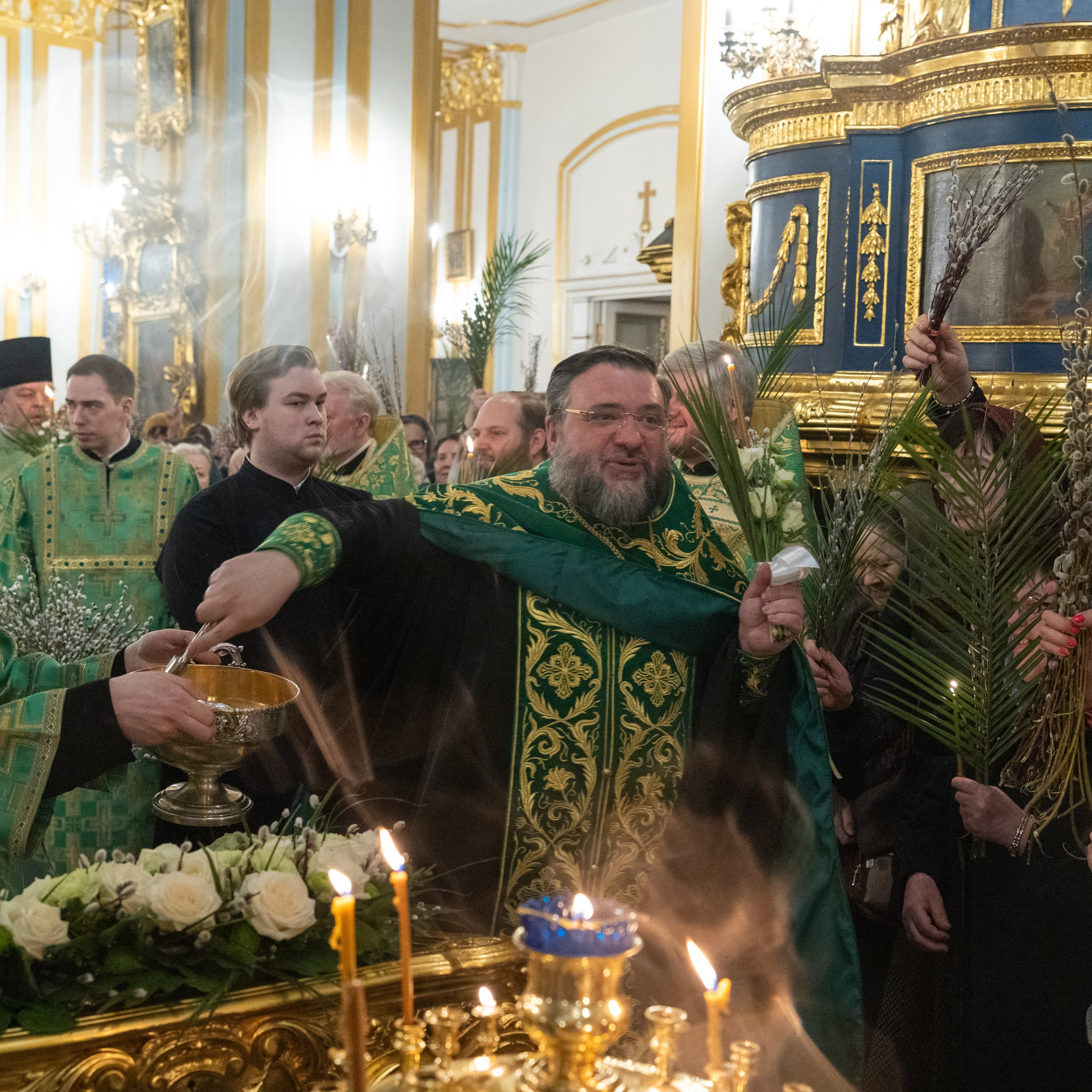Неделя ваий (цветоносная, Вербное воскресение). ВХОД ГОСПОДЕНЬ ВО ИЕРУСАЛИМ. НИКОЛО-БОГОЯВЛЕНСКИЙ МОРСКОЙ СОБОР