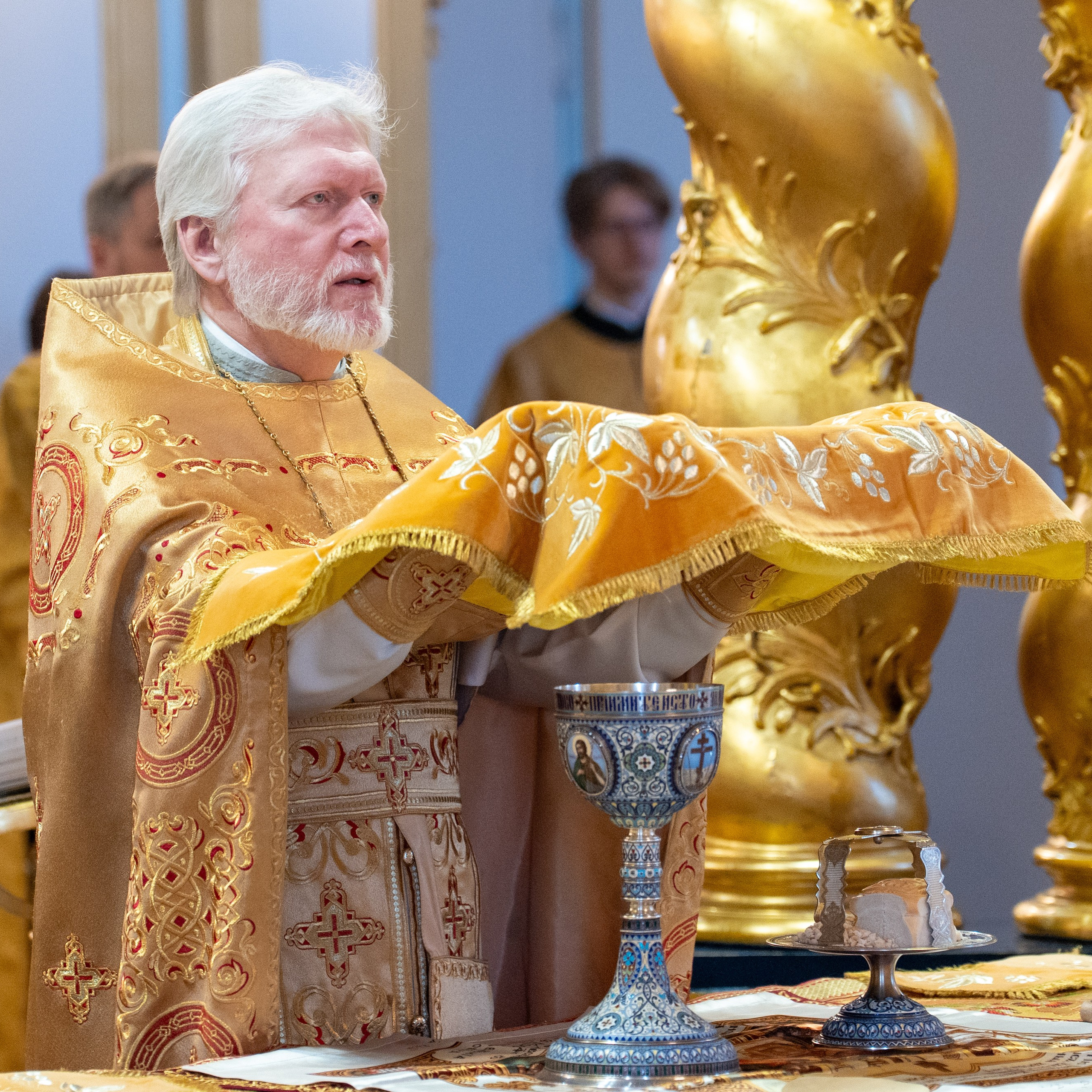 Божественная литургия в Николо-Богоявленском морском соборе. НИКОЛО-БОГОЯВЛЕНСКИЙ МОРСКОЙ СОБОР