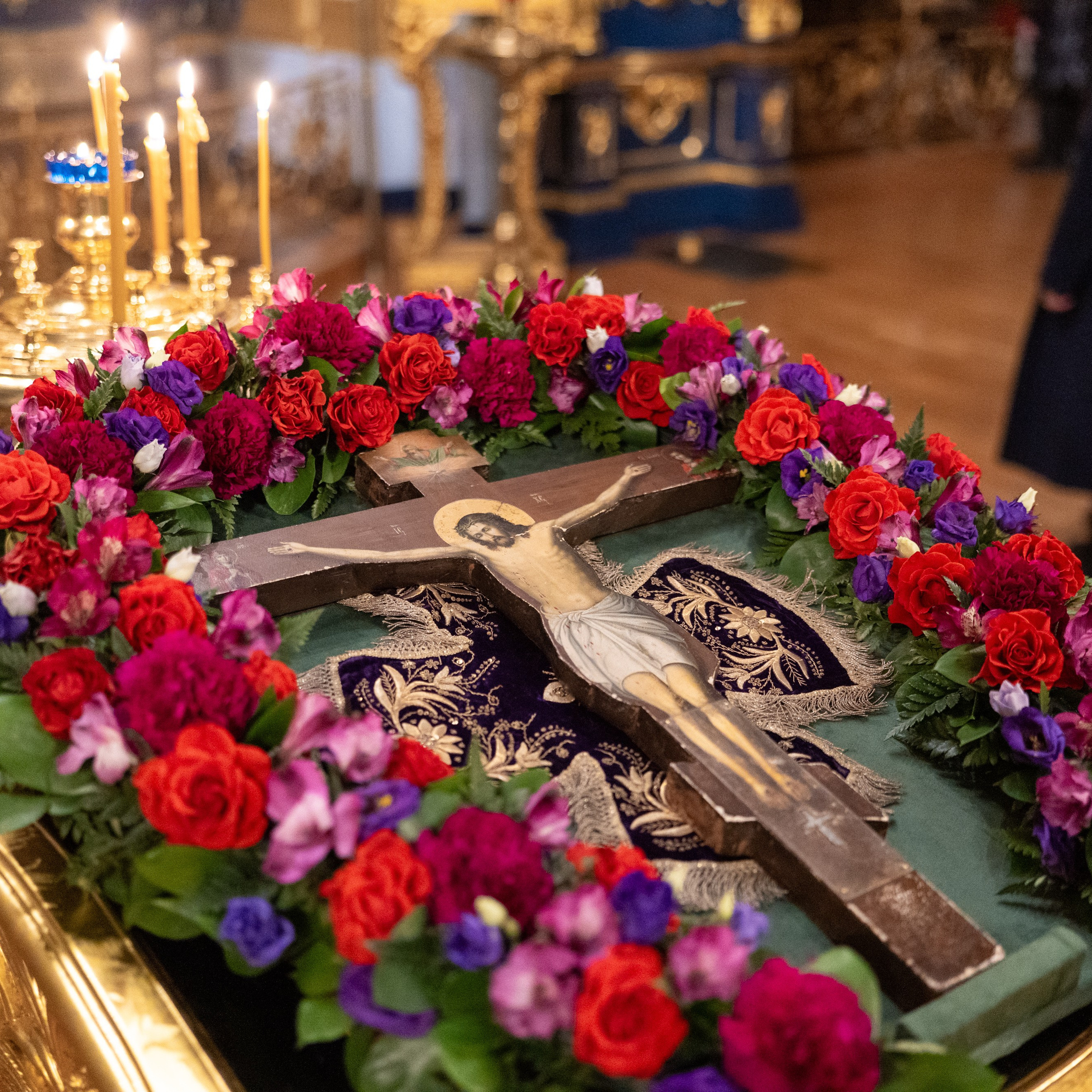 Великая вечерня с чином Пассии. НИКОЛО-БОГОЯВЛЕНСКИЙ МОРСКОЙ СОБОР