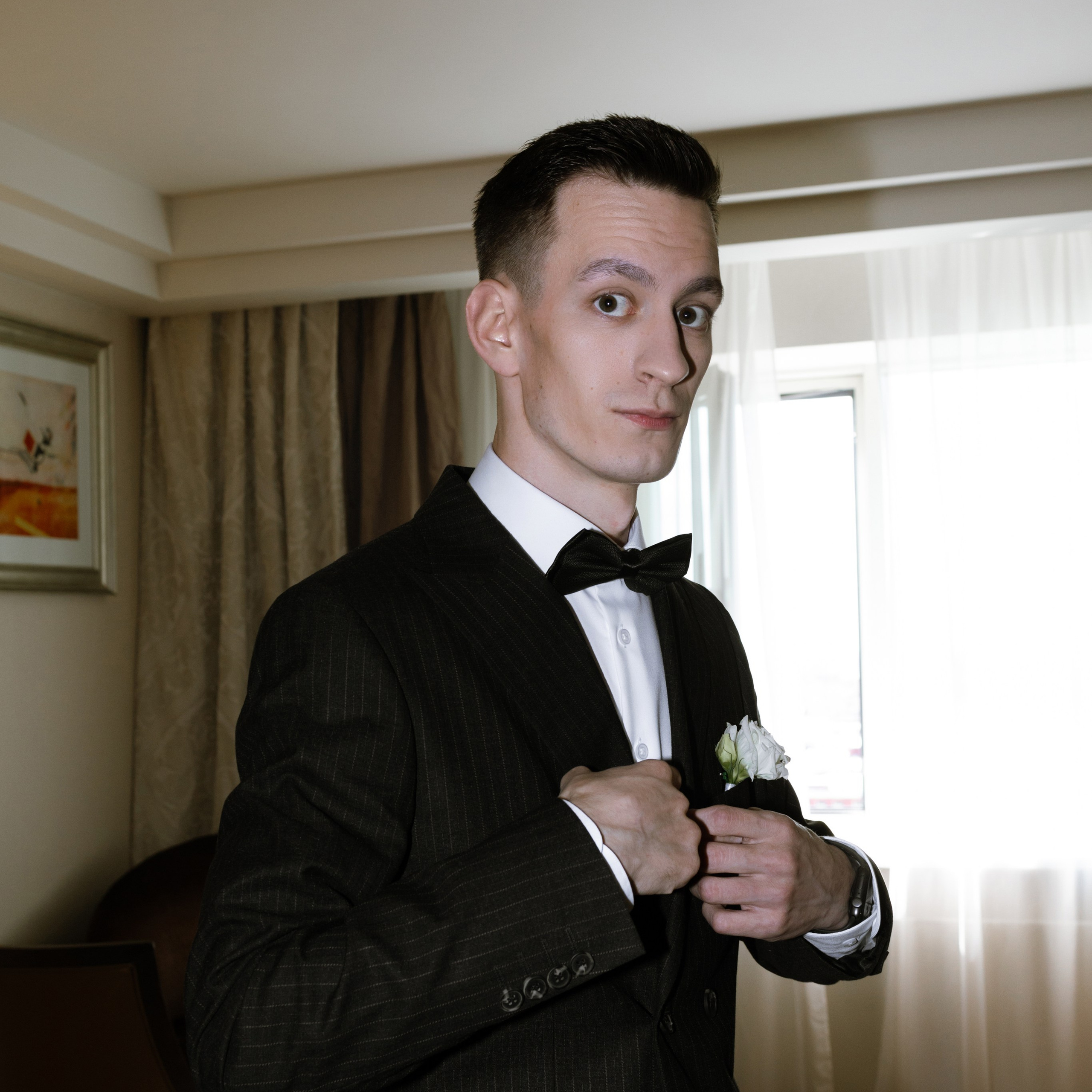 Отель континенталь утро невесты Москва и регистрация брака в Башня Федерация "Панорама 360". Свадебный фотограф Москва Москвовская область Санкт-Петербург