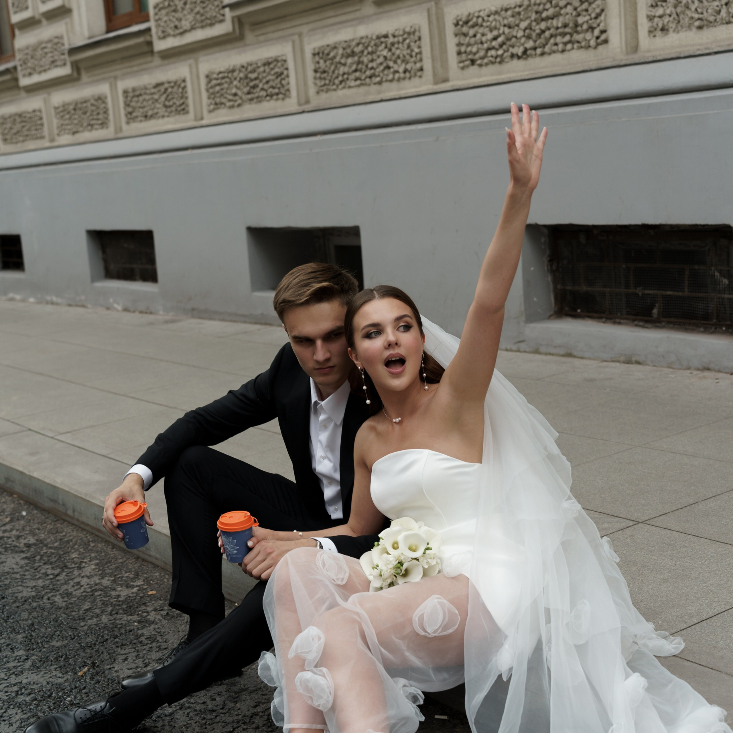 Таня и Артем городская свадьба. Свадебный фотограф Москва Москвовская область Санкт-Петербург