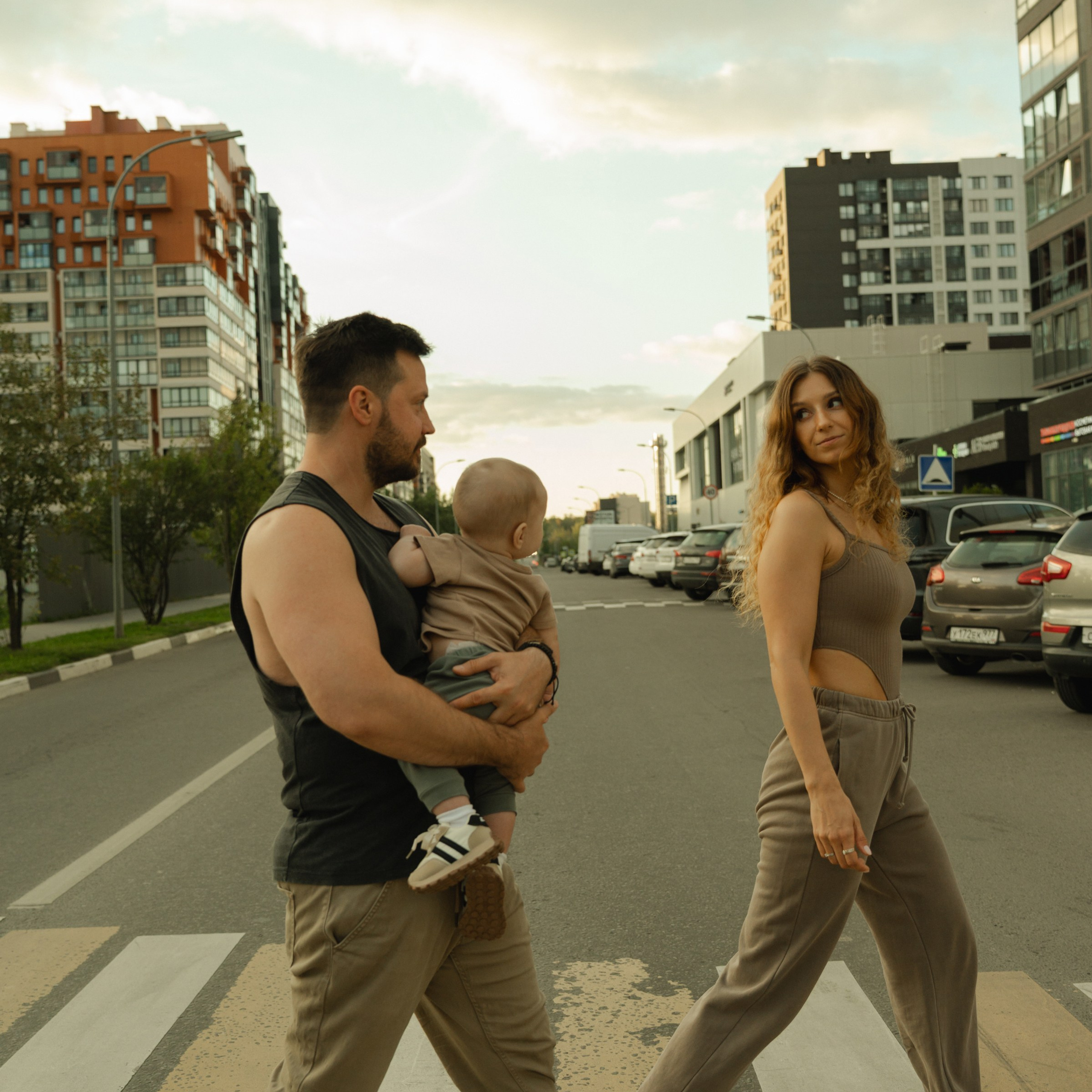 Валя, Вова и Максим сентябрьская прогулка. Свадебный фотограф Москва Москвовская область Санкт-Петербург