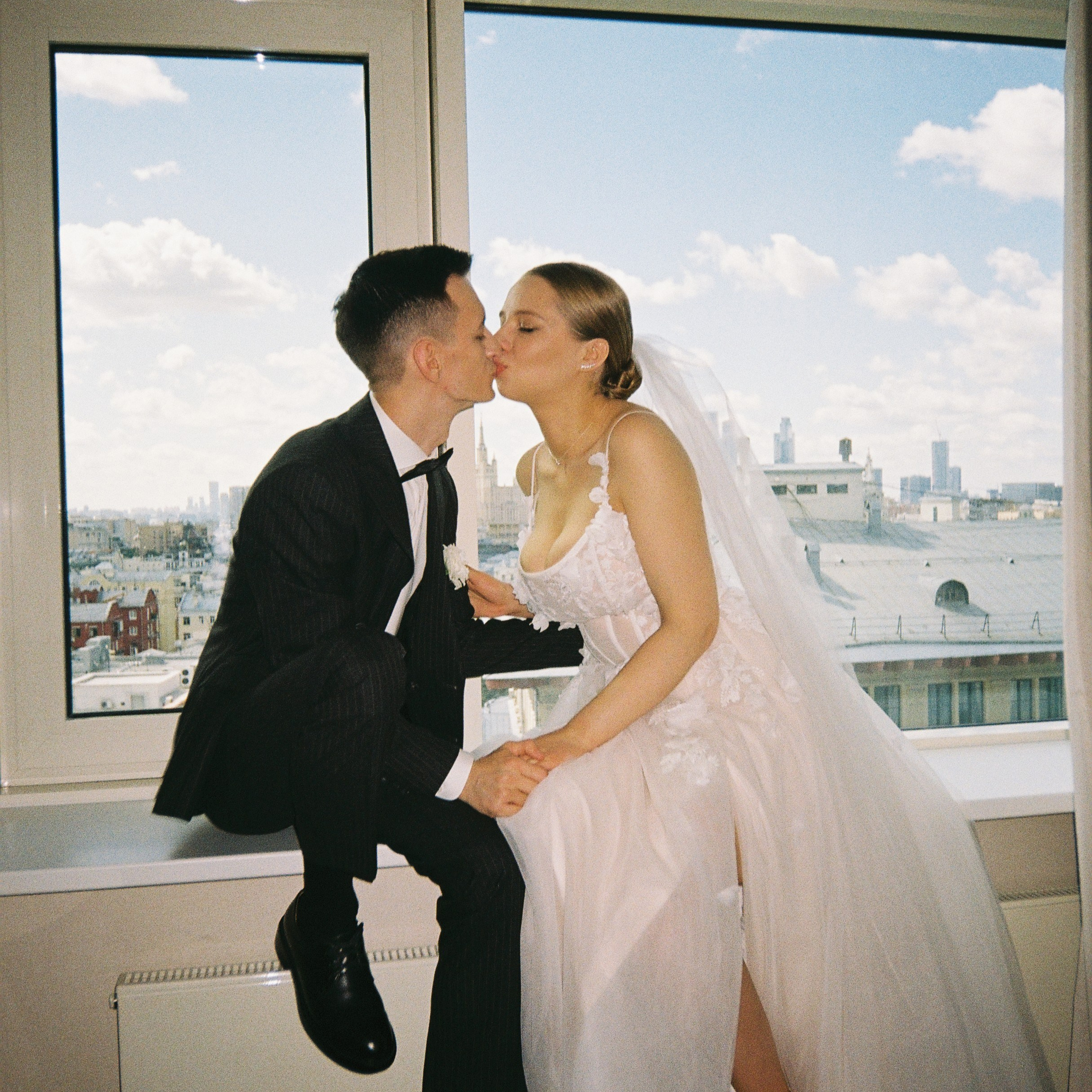 Отель континенталь утро невесты Москва и регистрация брака в Башня Федерация "Панорама 360". Свадебный фотограф Москва Москвовская область Санкт-Петербург