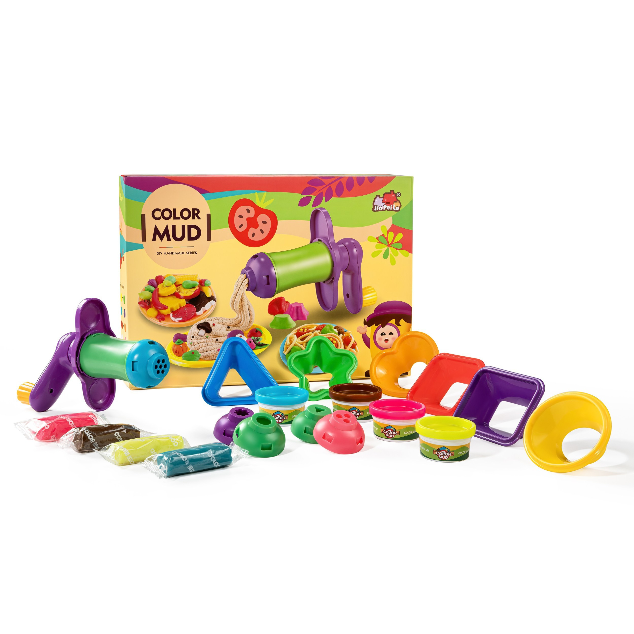 Набор для лепки и творчества с формочками комплектация