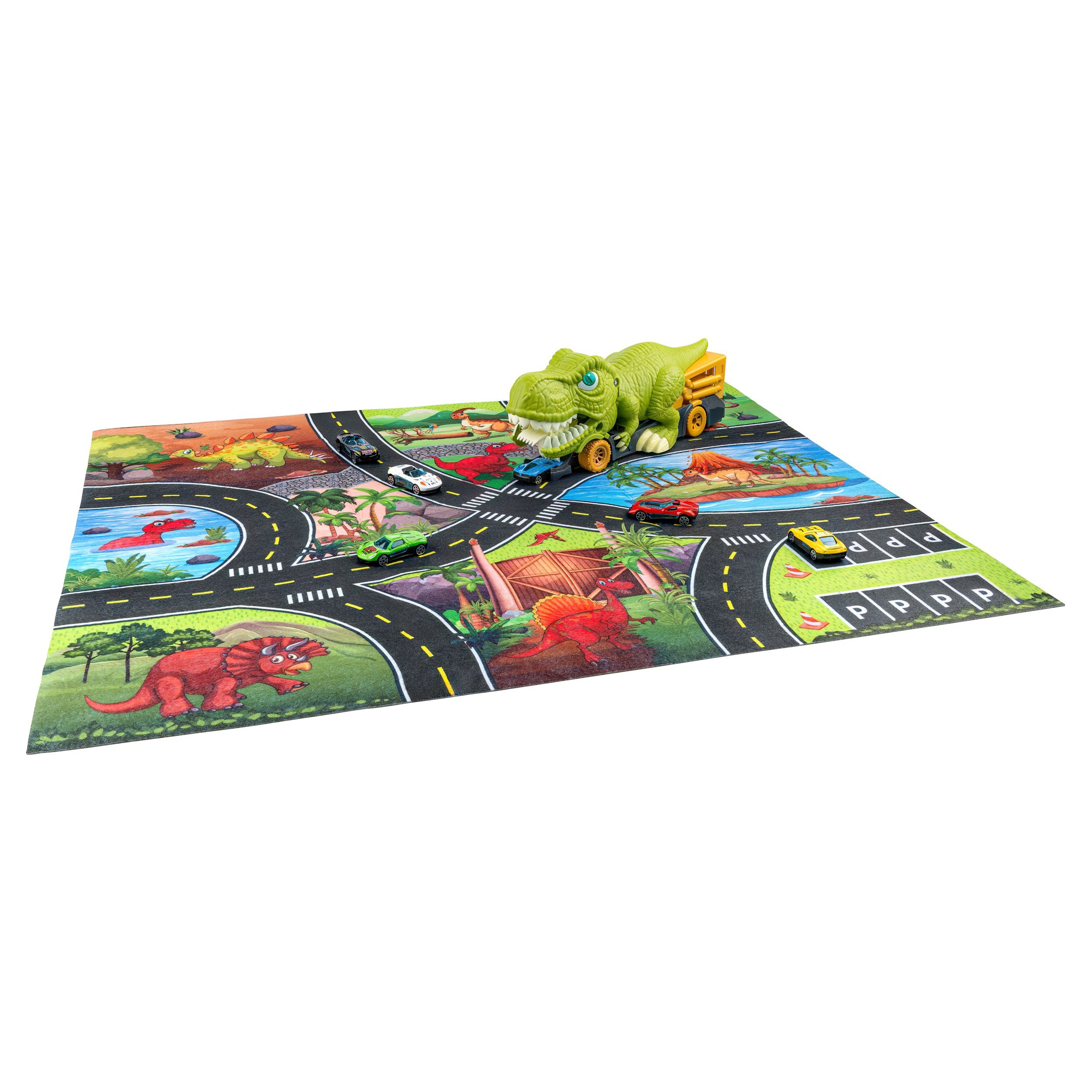 Детская игрушка с ковриком "Динозавр"