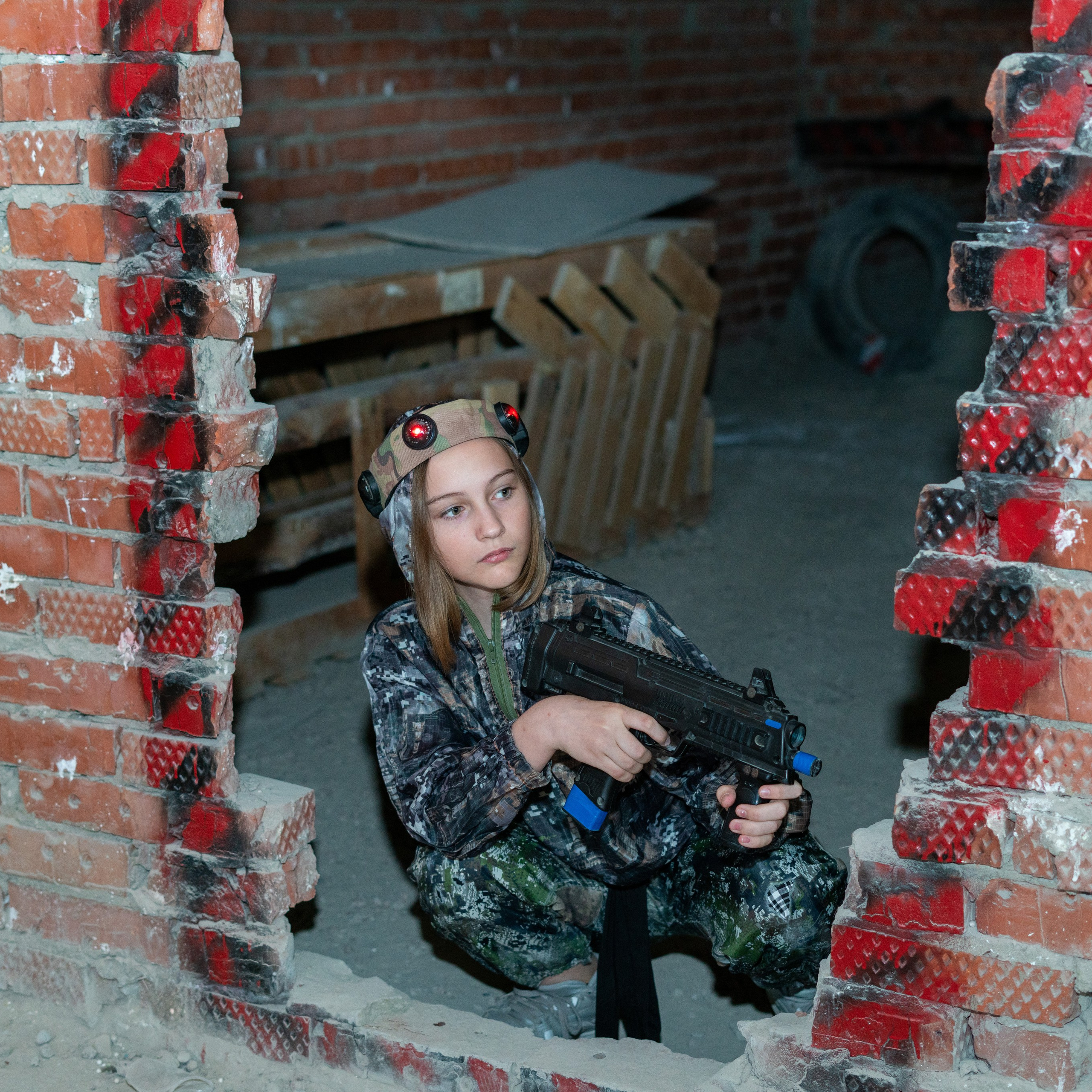 Лазертаг, Косте 10 лет. Главная