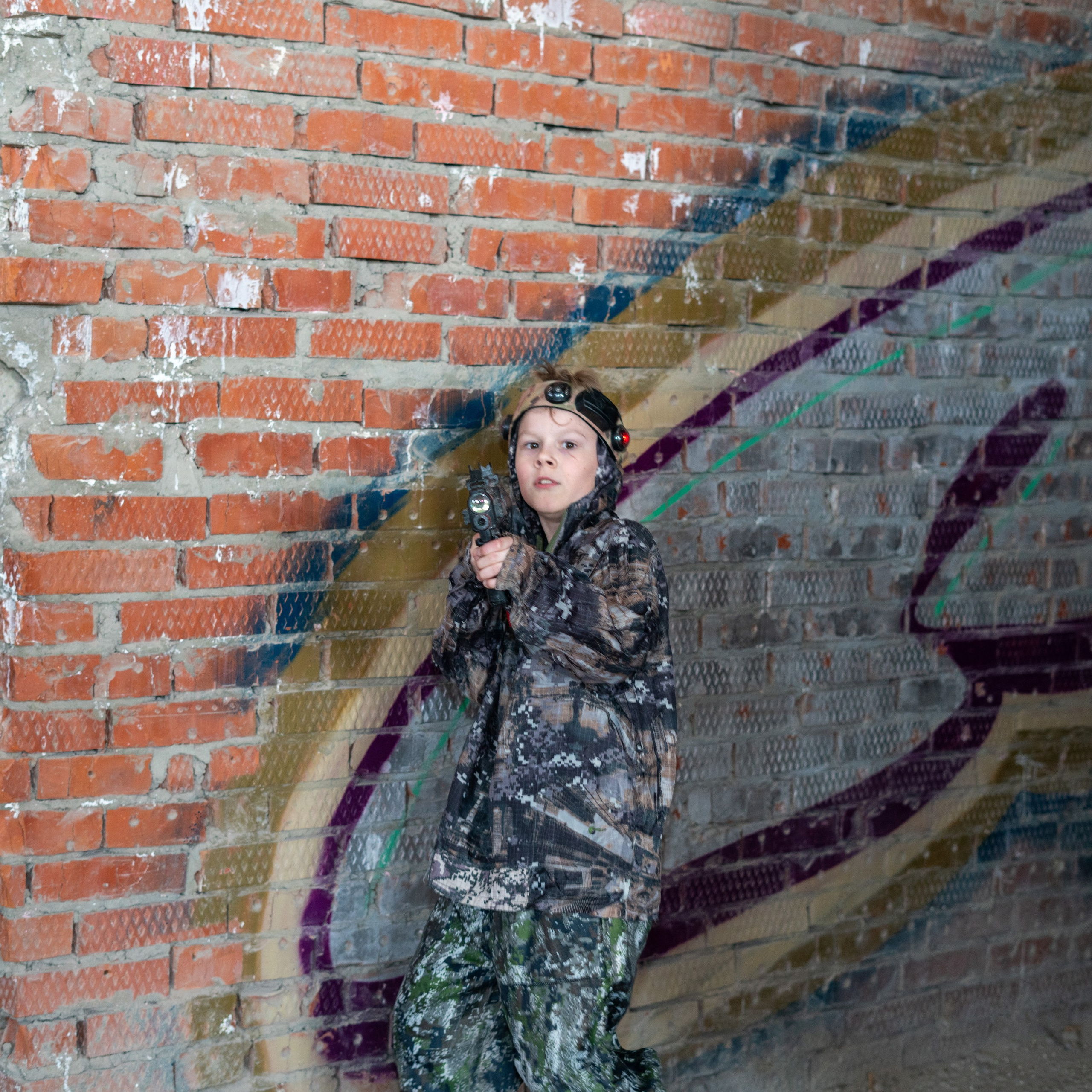 Лазертаг, Косте 10 лет. Главная