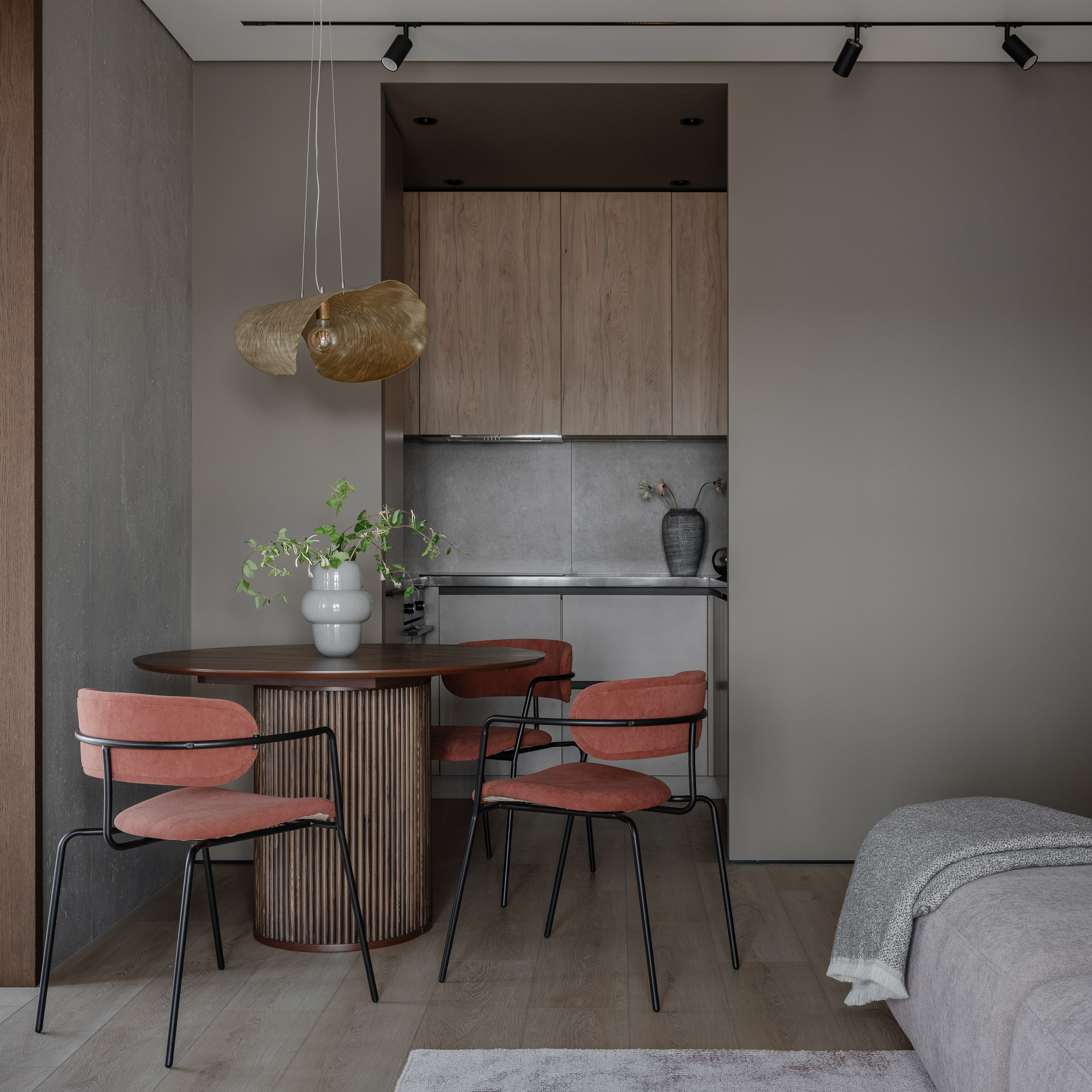 Интерьер квартиры в ЖК Фрукты. Дизайн: Алина Хромочкина