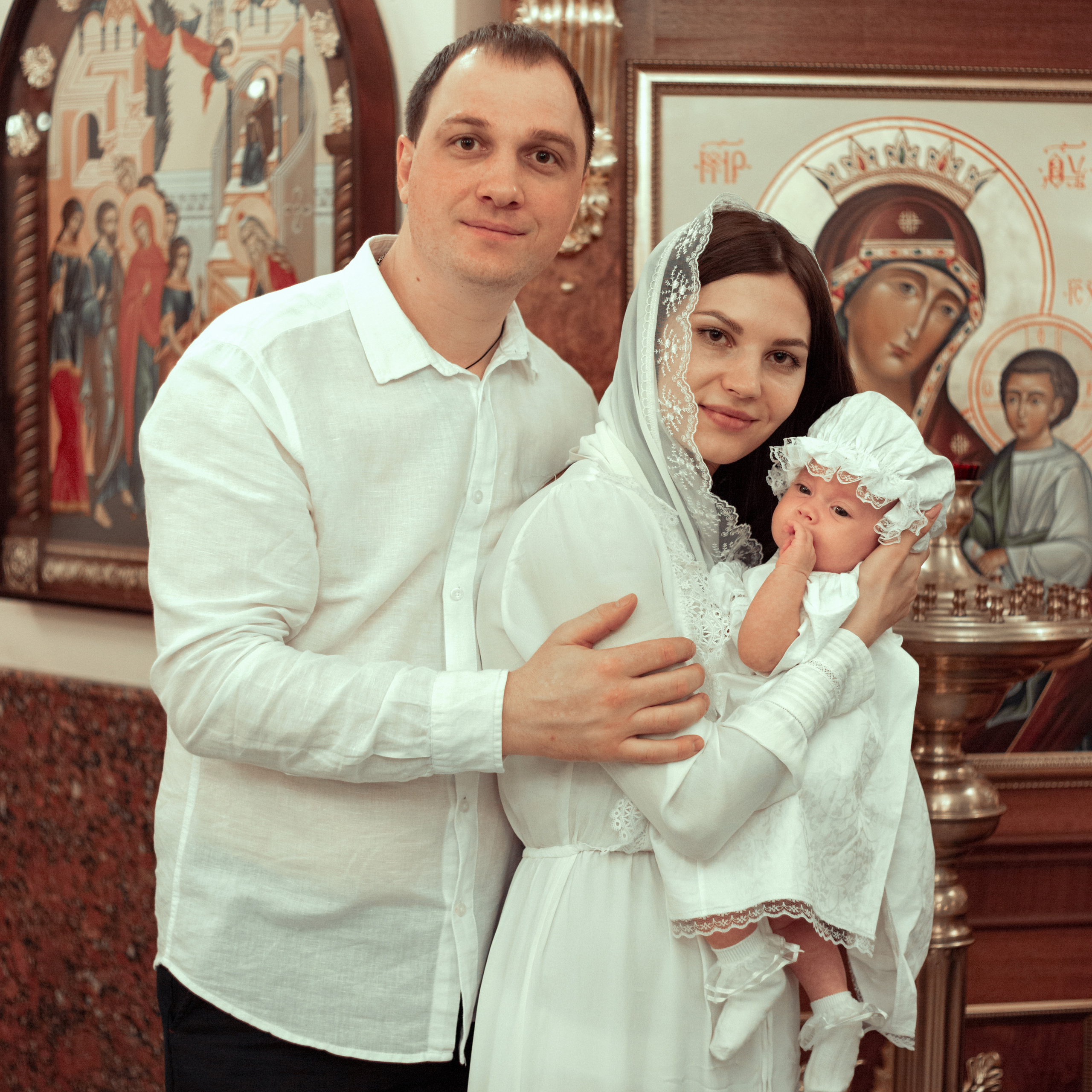 Крещение Варвары Храм Сергия Радонежского п. Ростоши