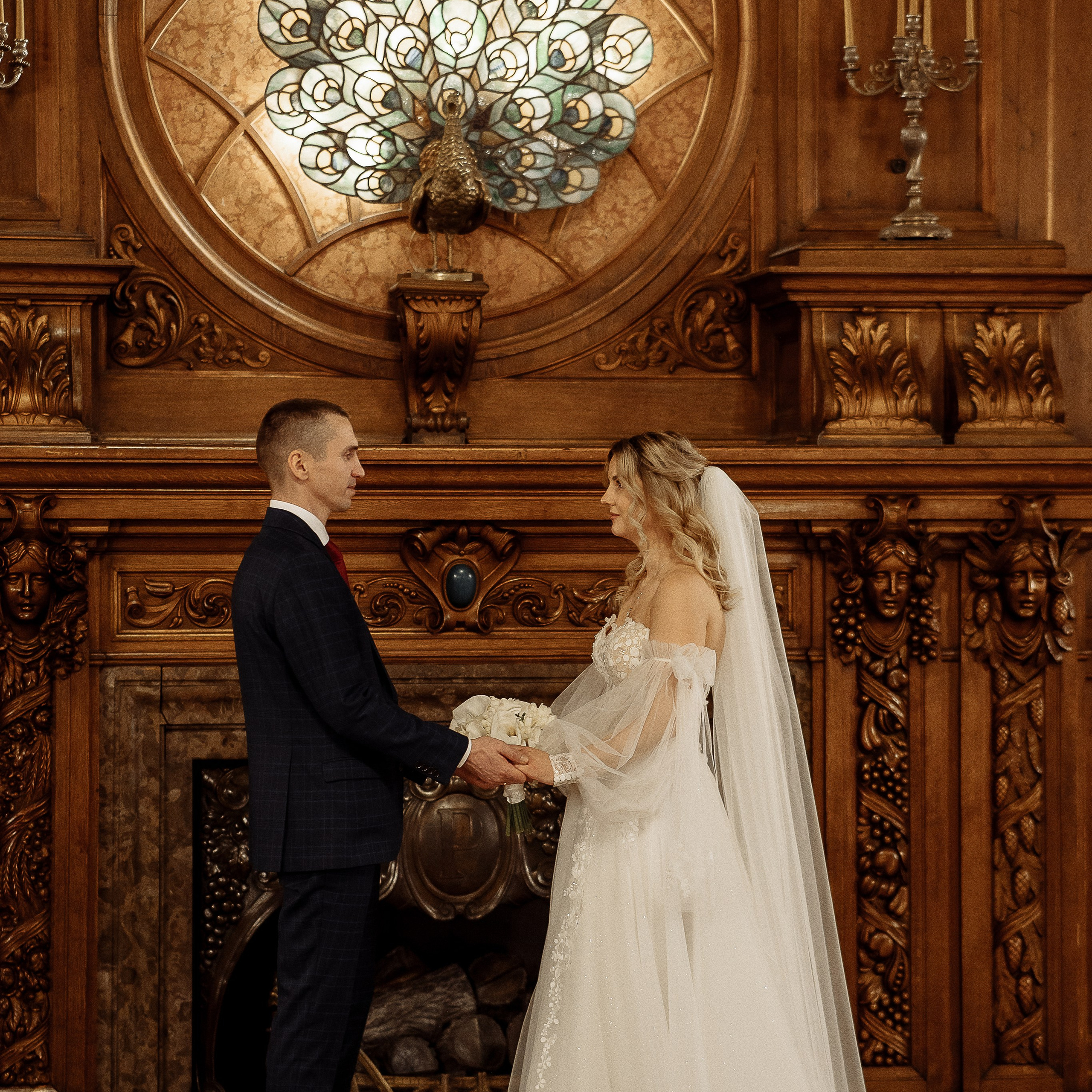 ślubna sesja zdjęciowa w Muzeum