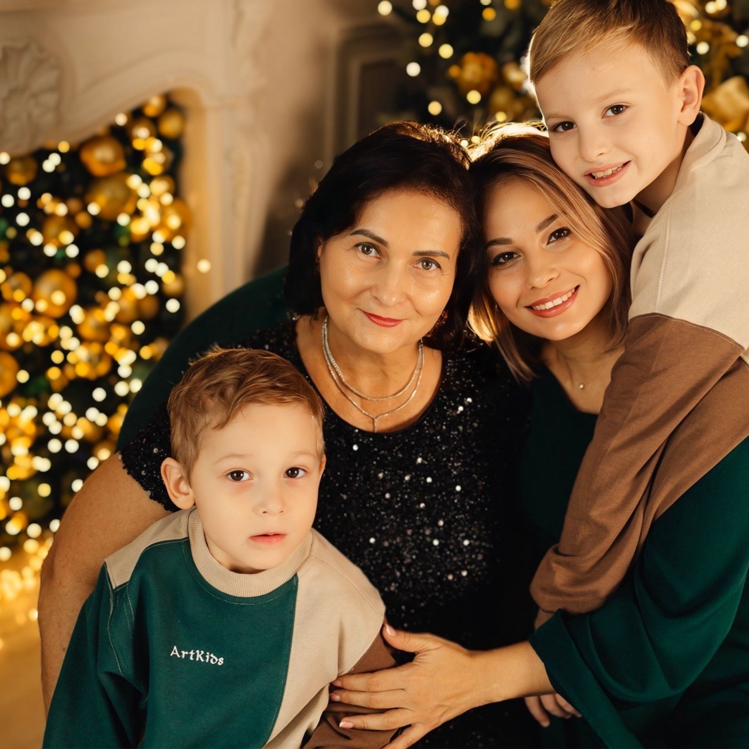 Новогодняя семейная