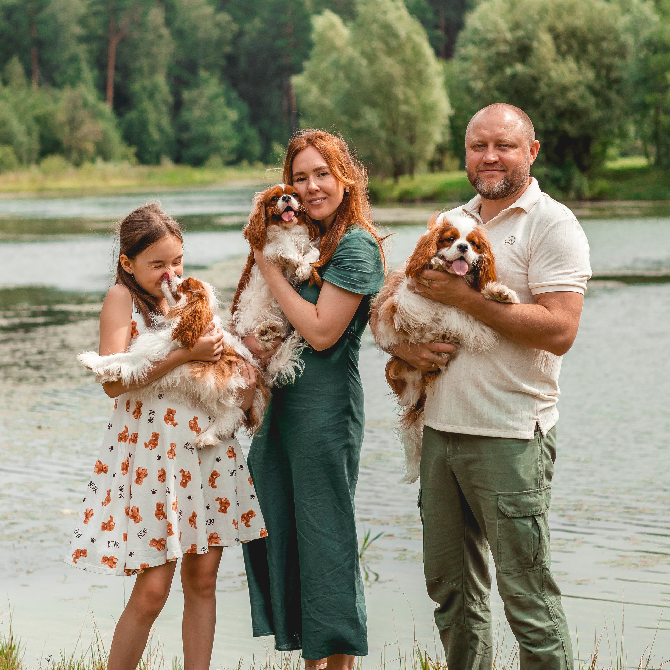 Ольга и семья