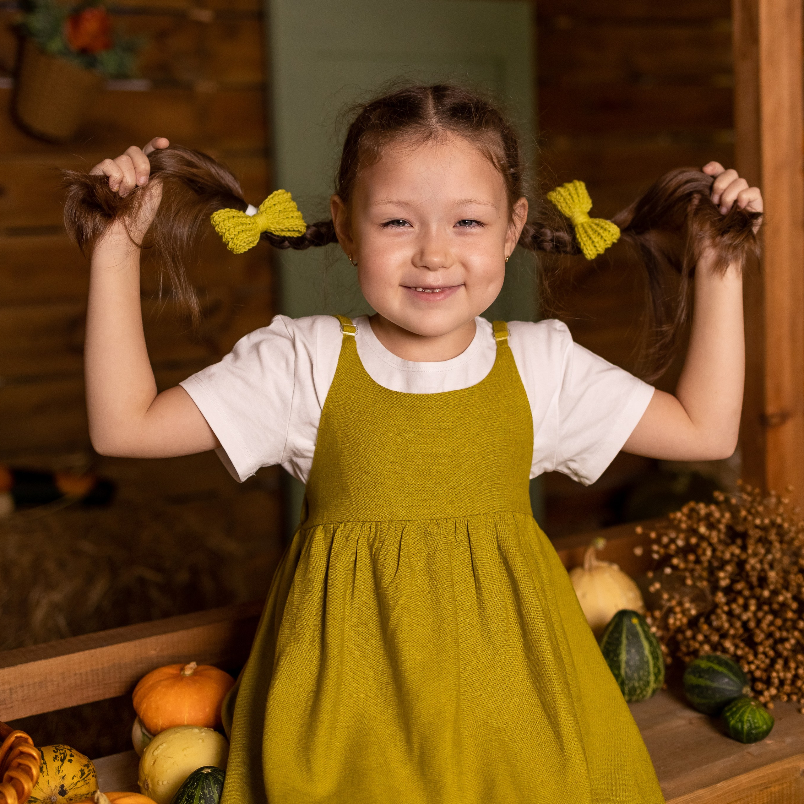 Настена с тыковками