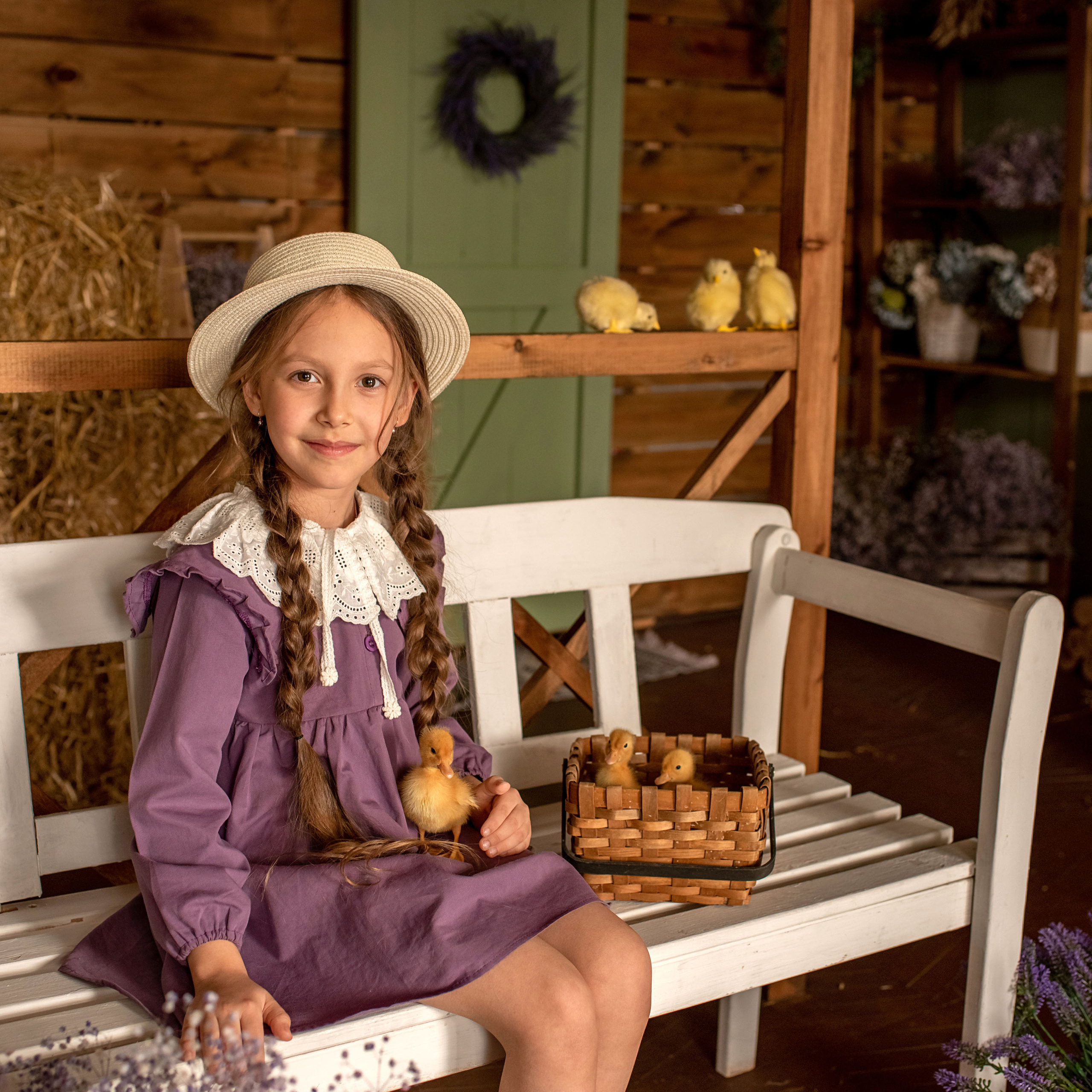 Софья с утятами