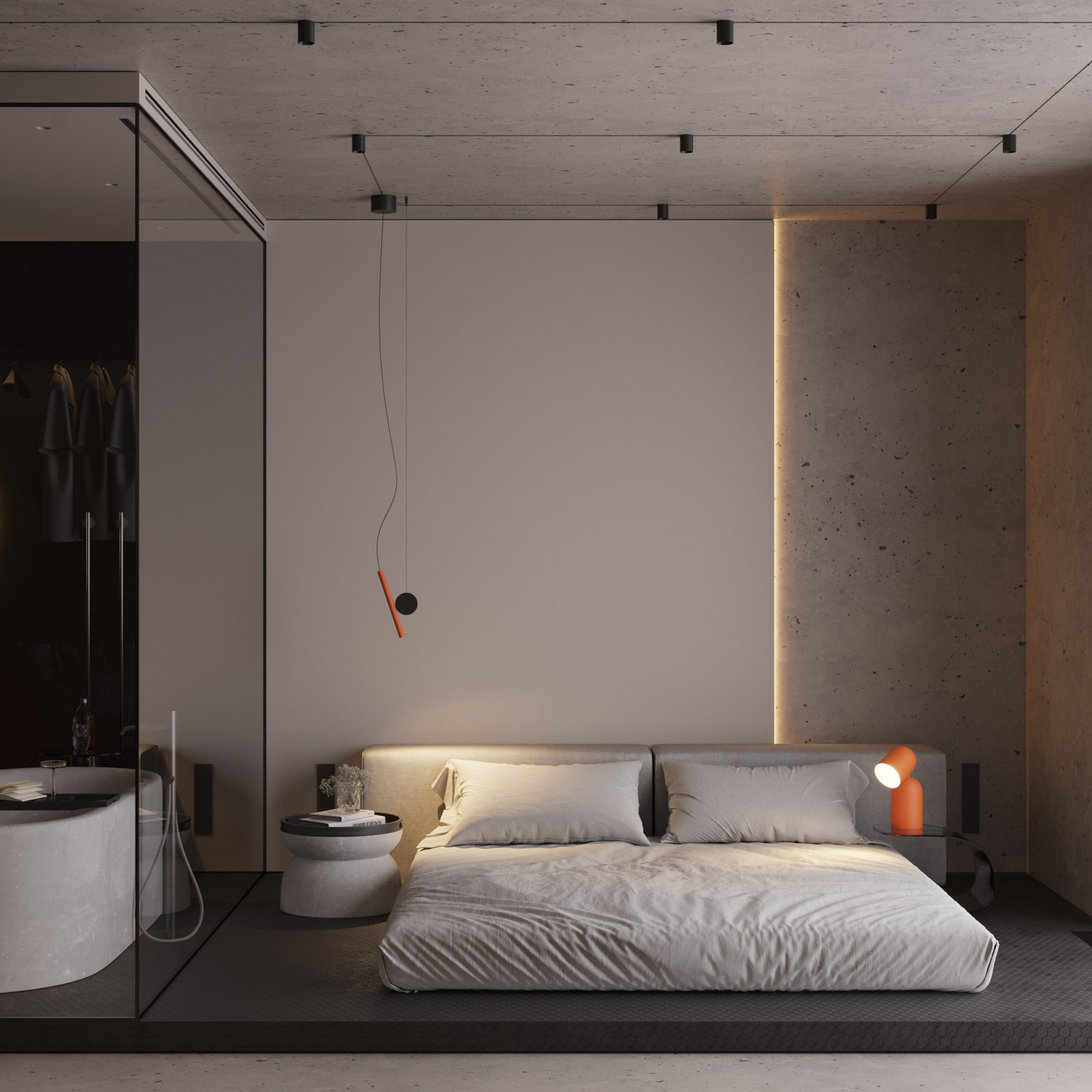 Мастер-спальня с&nbsp;видовым балконом