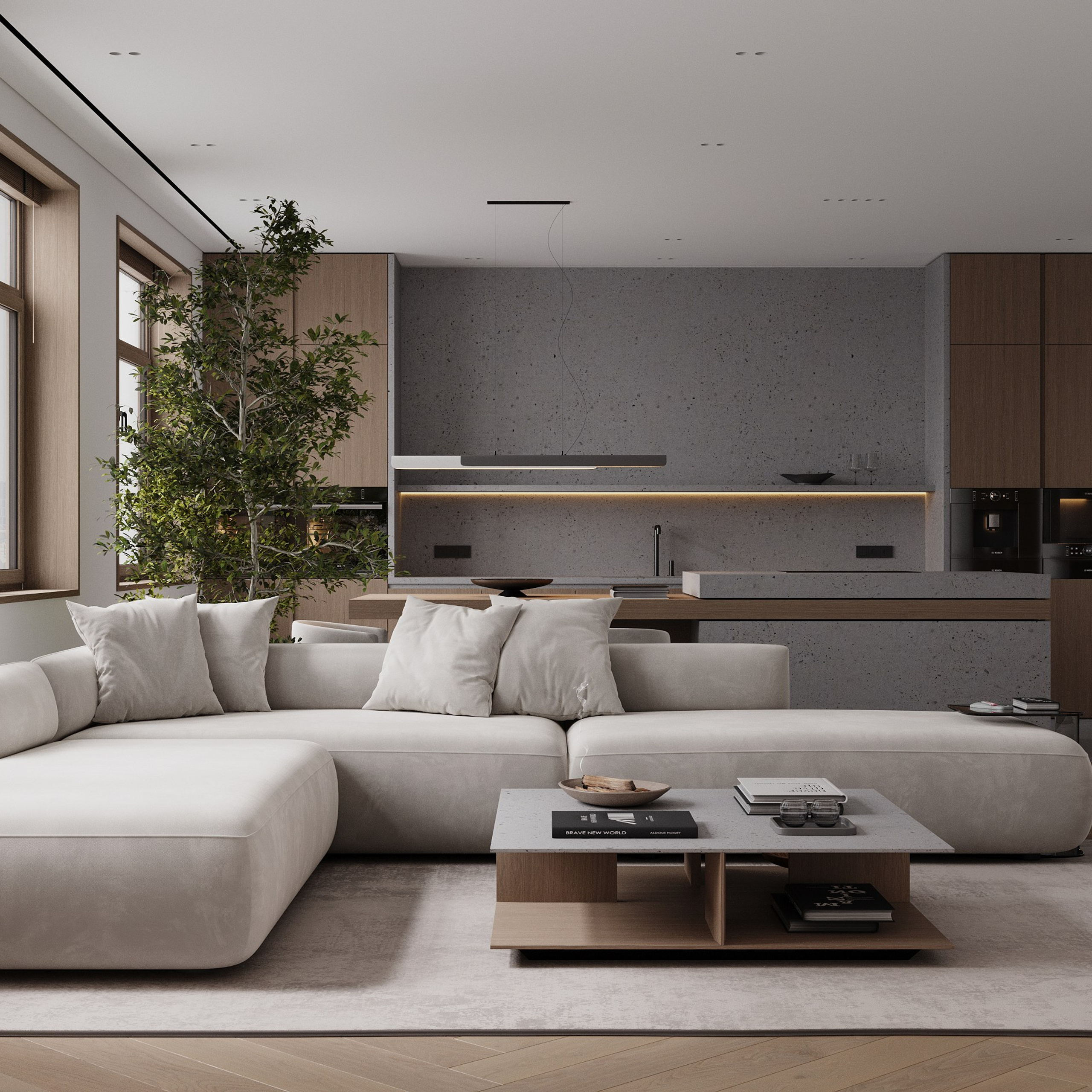 Кухня- гостиная