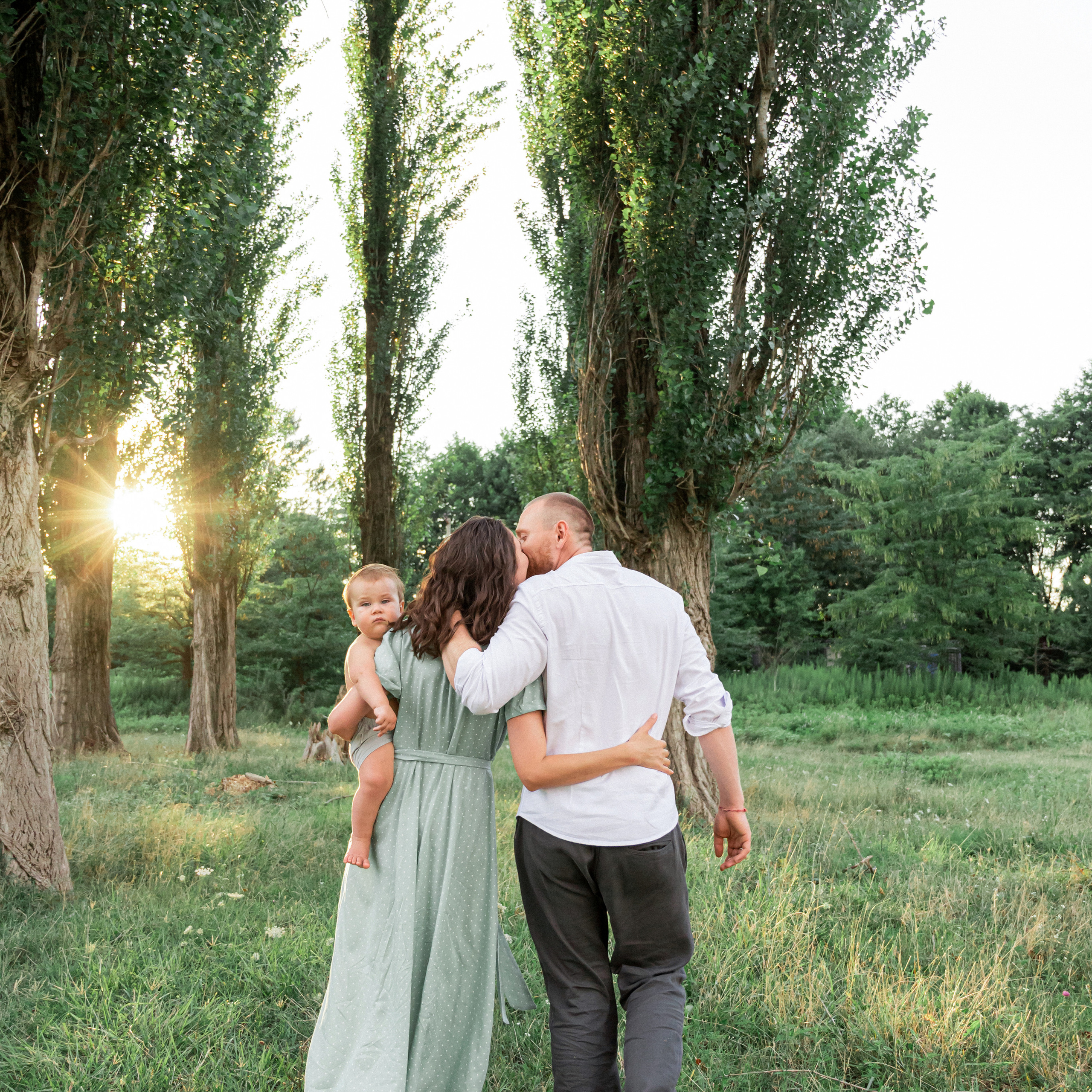 Андрей, Анжелика и маленький Лука. Свадебный фотограф в Краснодарском крае